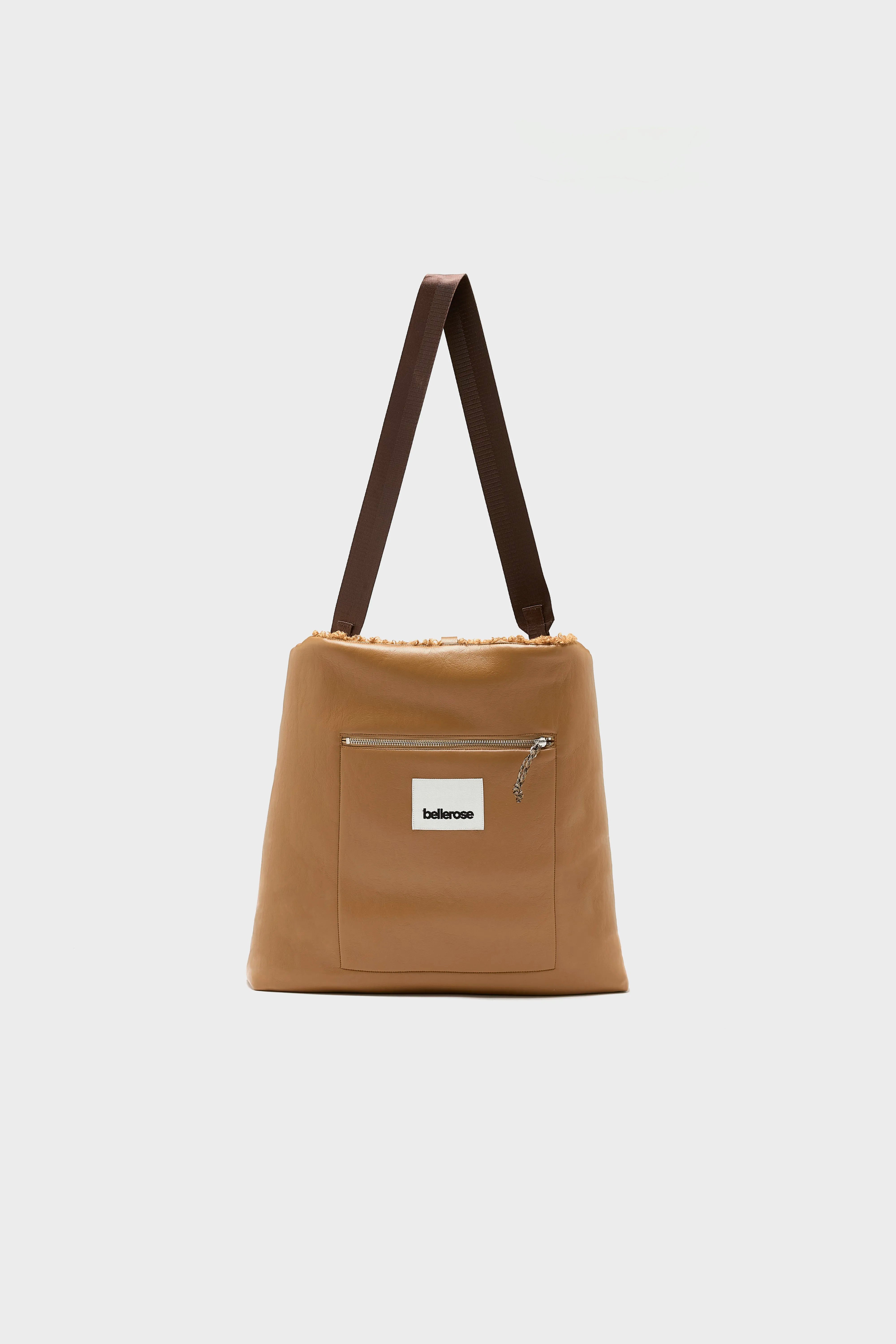 Helado Schoudertas - Dark roast / Suede Voor Dames | Bellerose