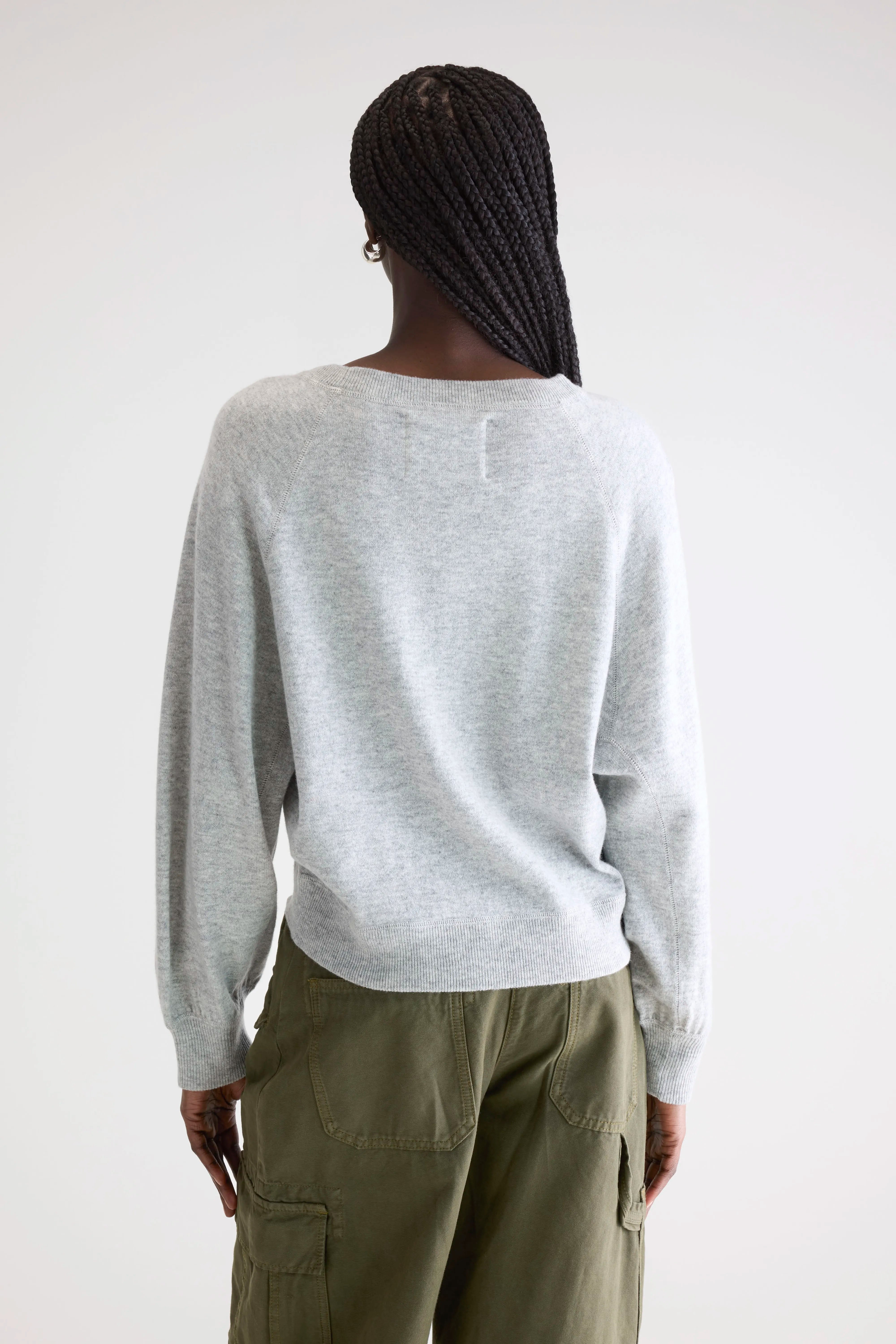 Spanne crewneck sweater (252 / W / LIGHT GREY)