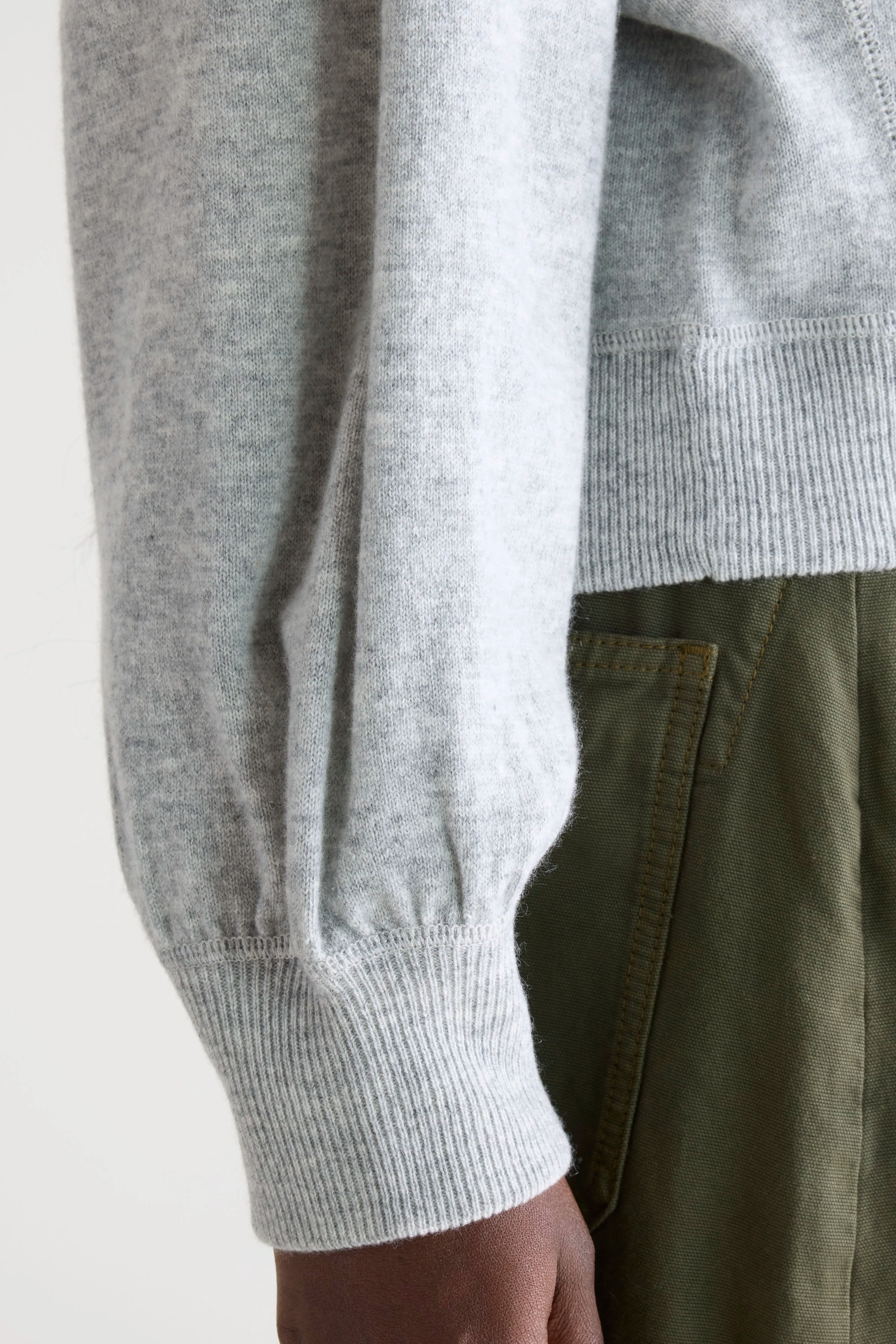 Spanne crewneck sweater (252 / W / LIGHT GREY)