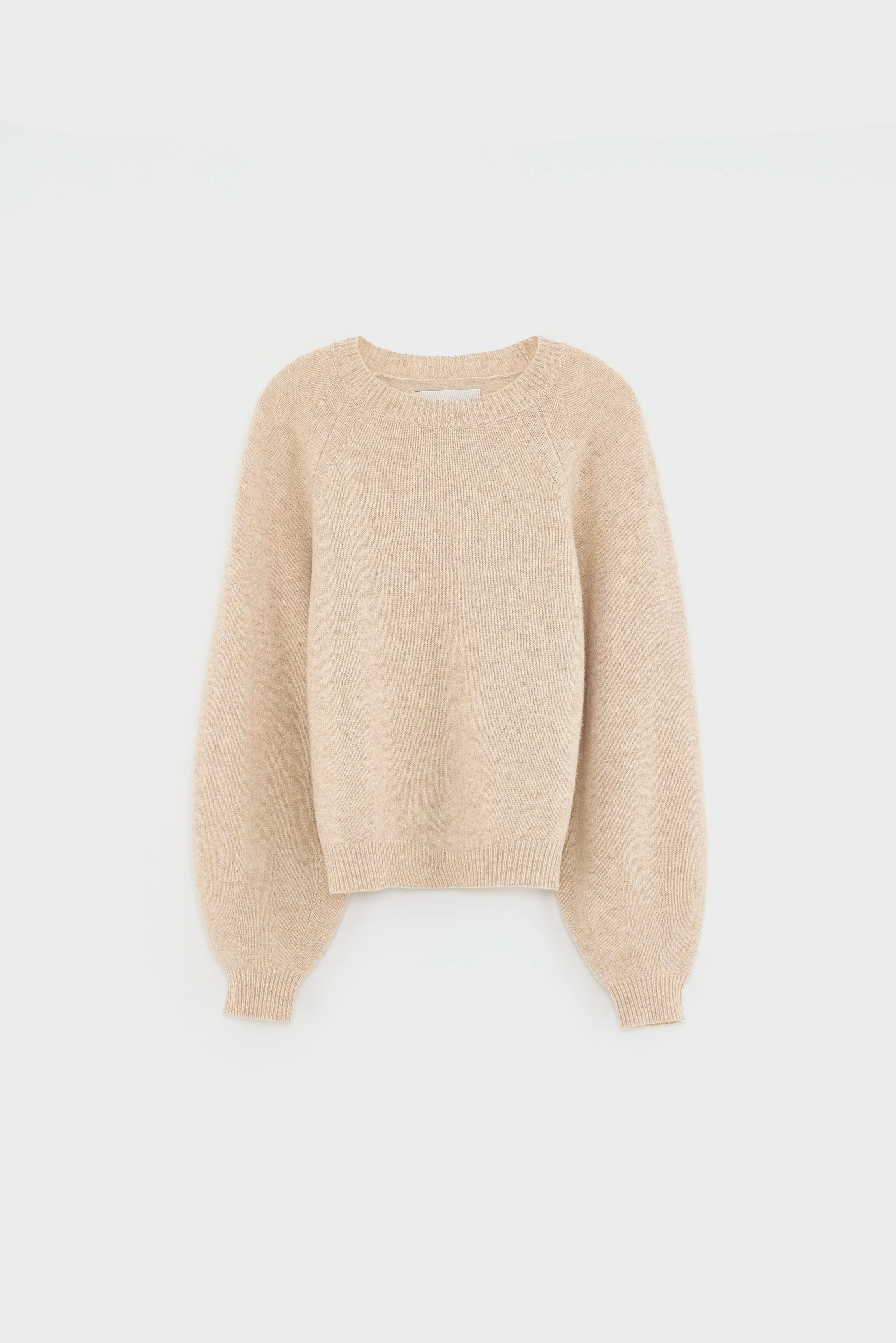 Pull col rond Ameka (252 / W / BEIGE MELANGE)