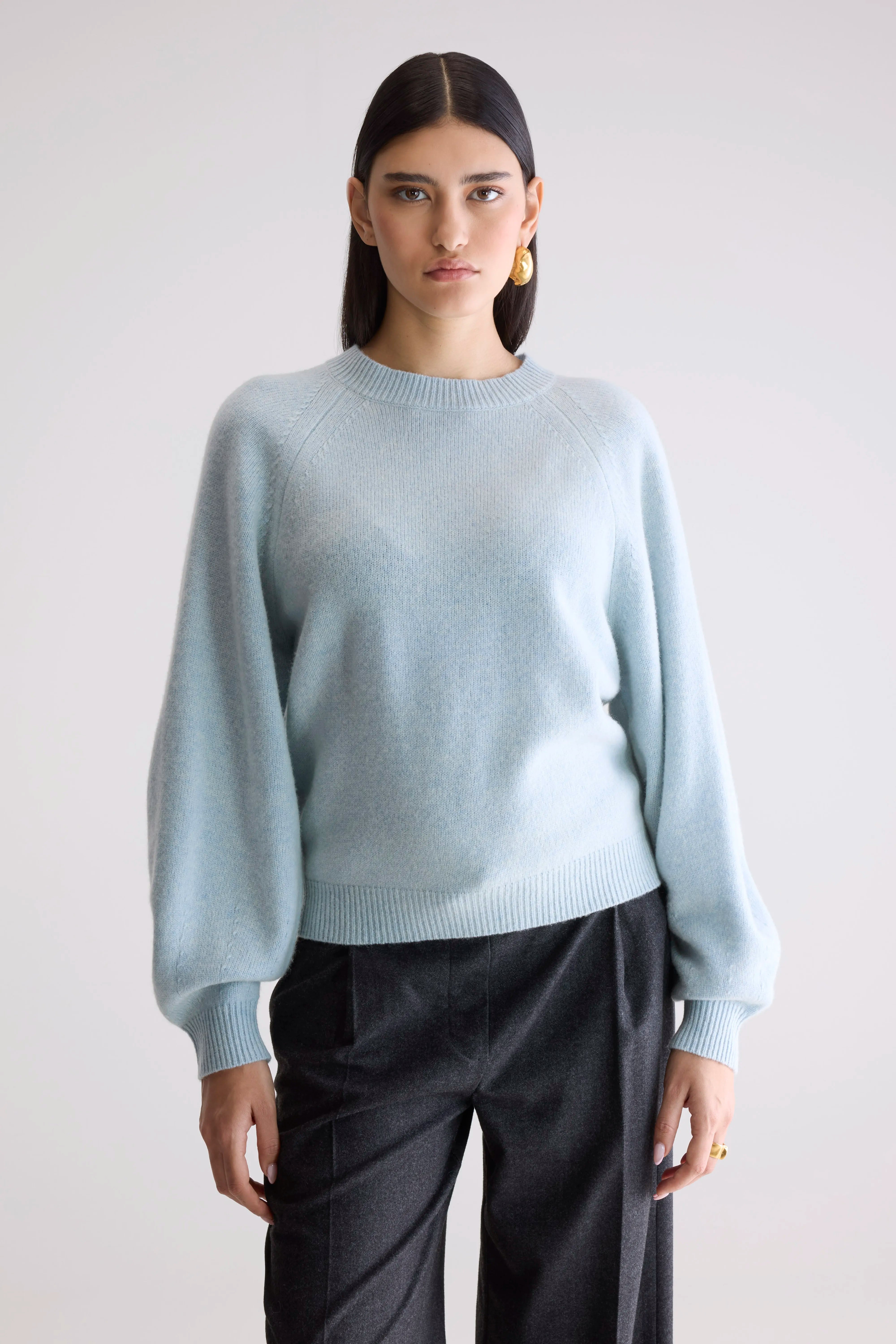 Ameka Crewneck Sweater - Ice cube For Women | Bellerose