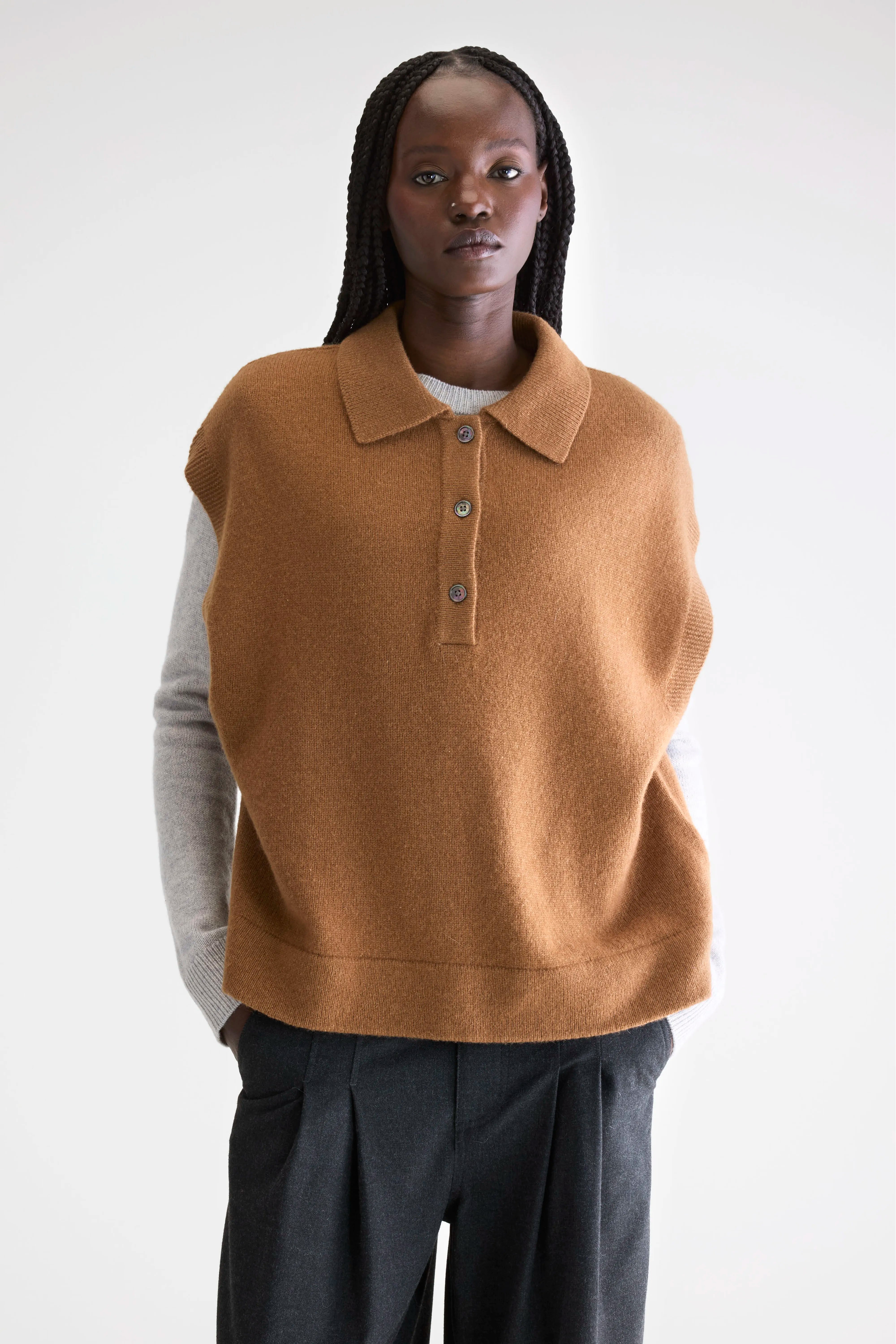 Ameson Mouwloze Trui - Monk Voor Dames | Bellerose