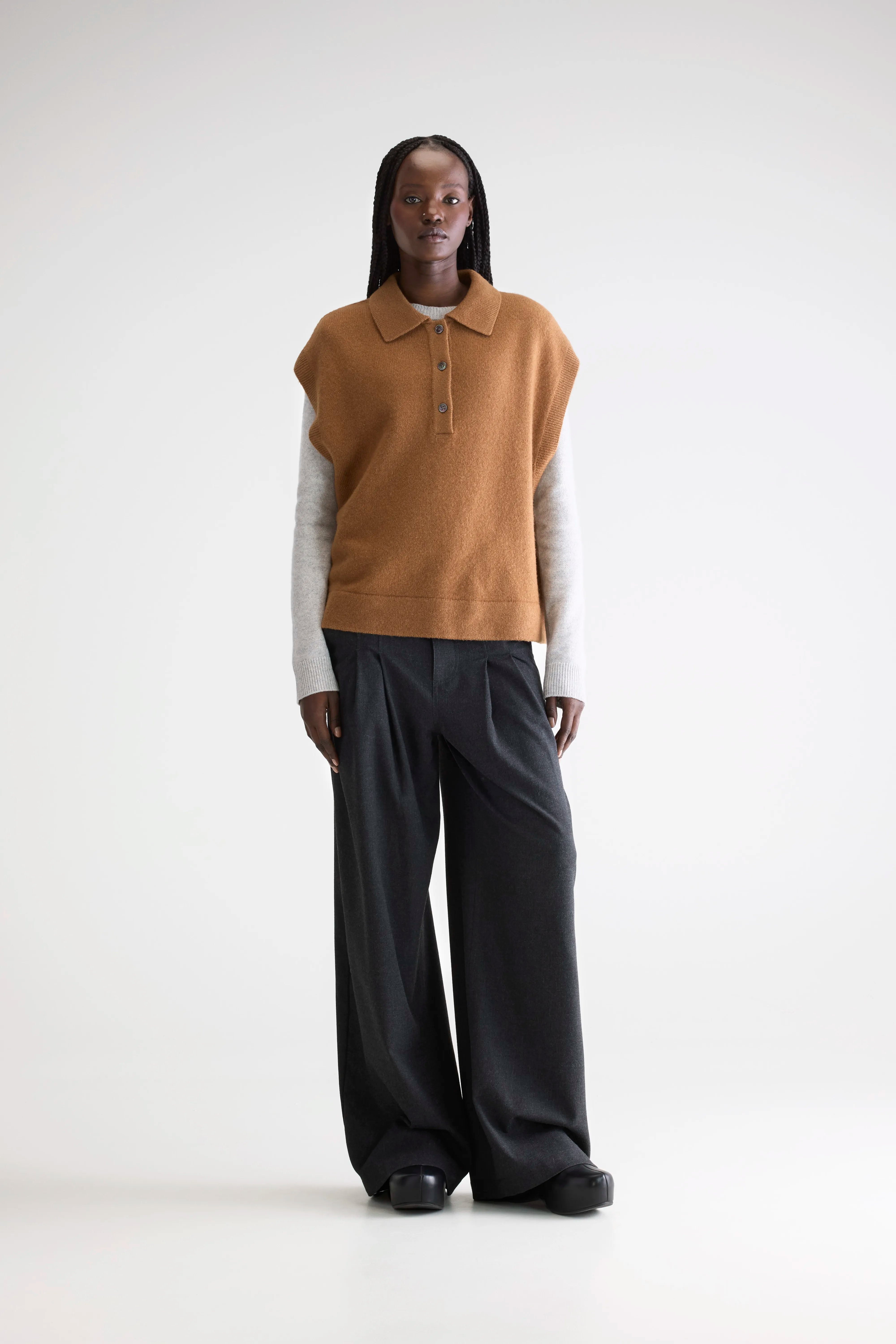 Ameson Mouwloze Trui - Monk Voor Dames | Bellerose