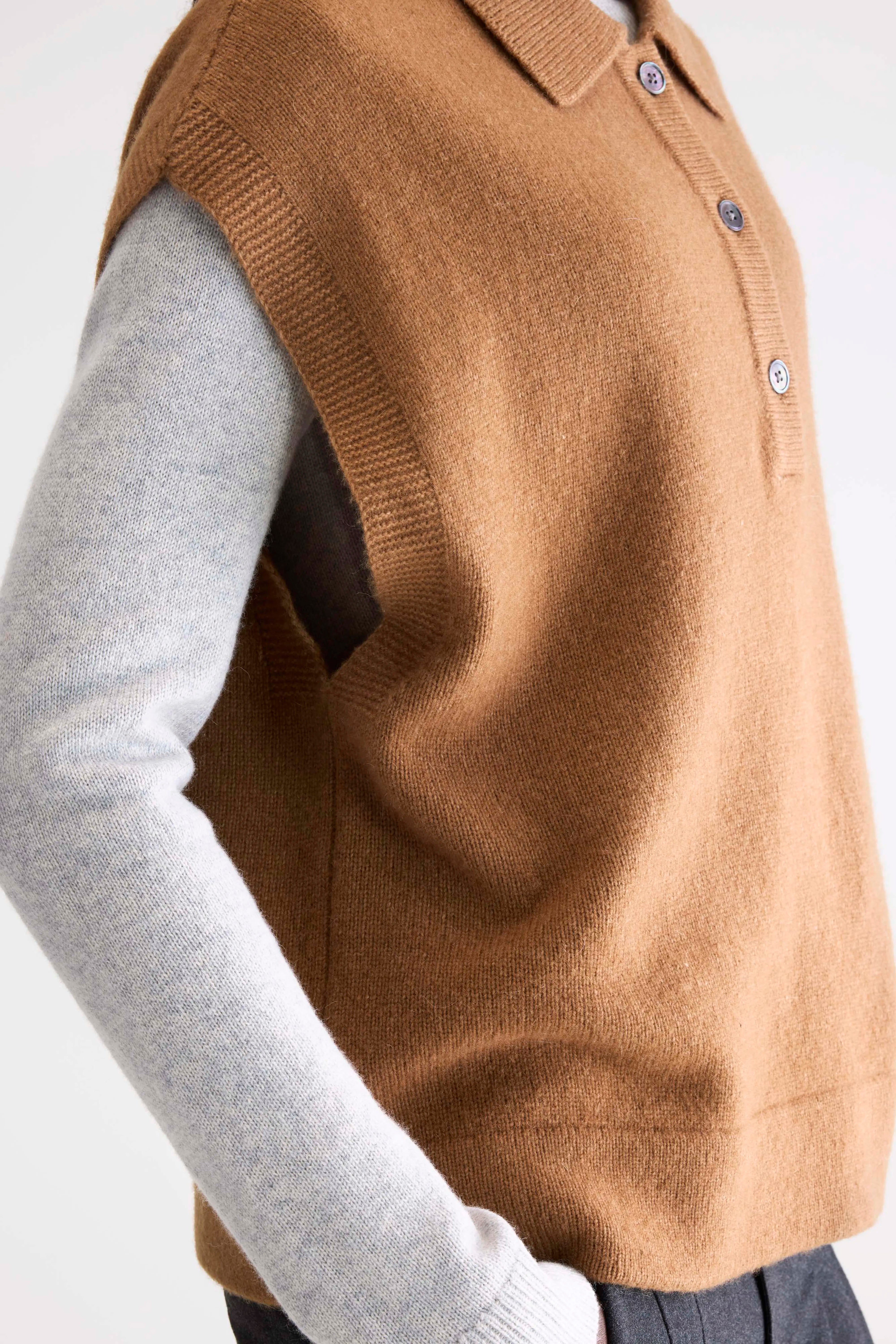 Ameson sleeveless sweater (252 / W / MONK)
