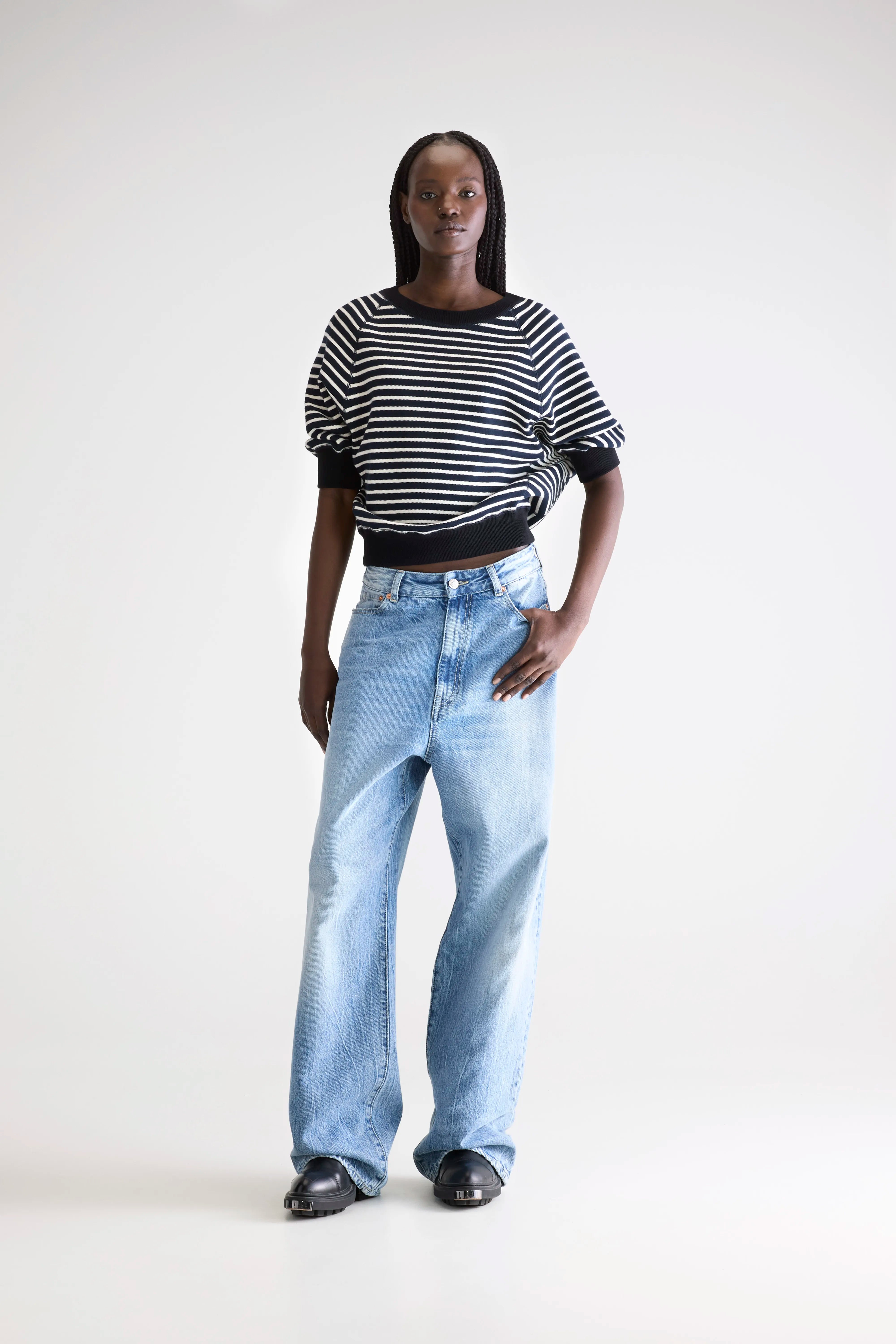 Anglet crewneck sweater (252 / W / STRIPE B)