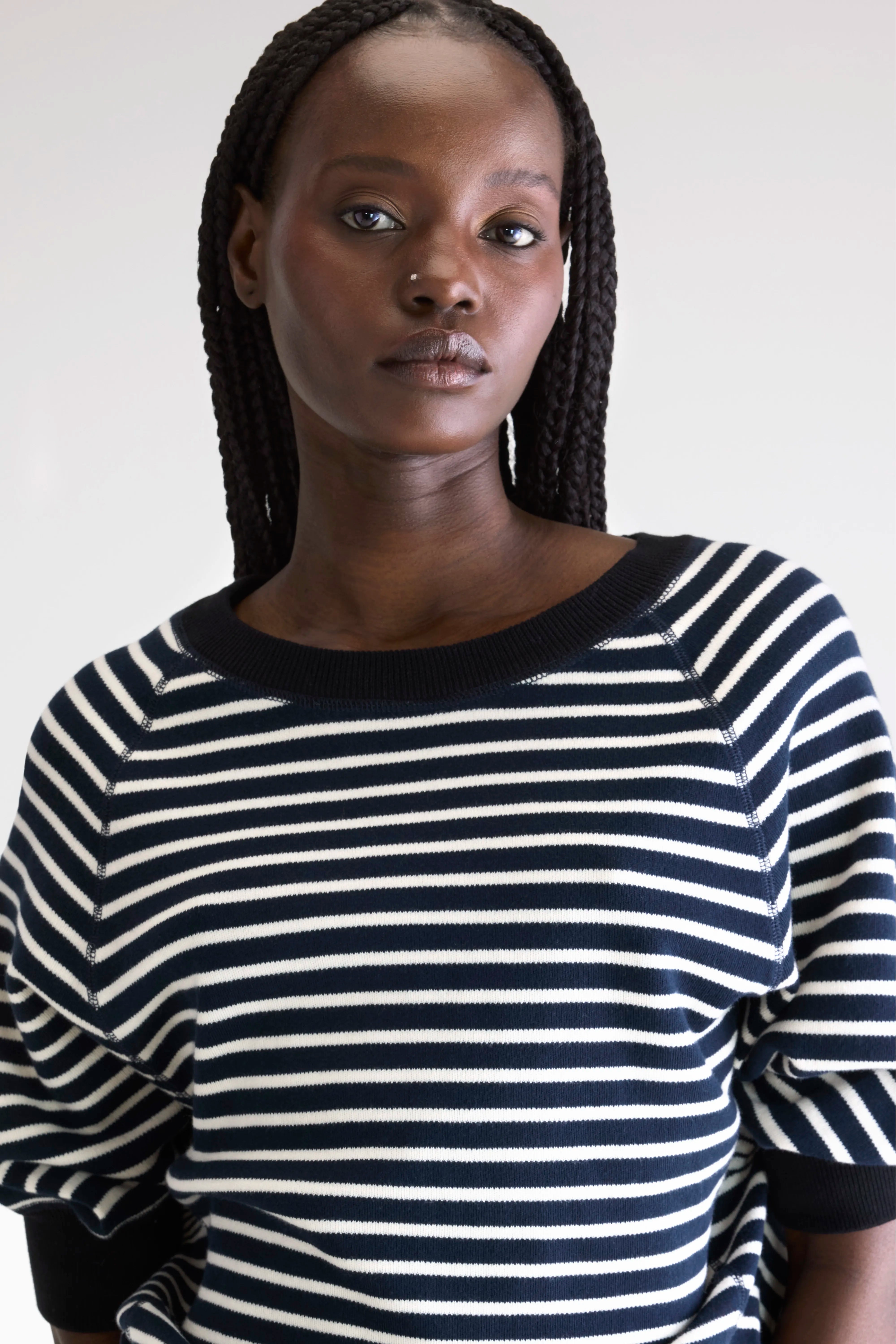 Anglet crewneck sweater (252 / W / STRIPE B)