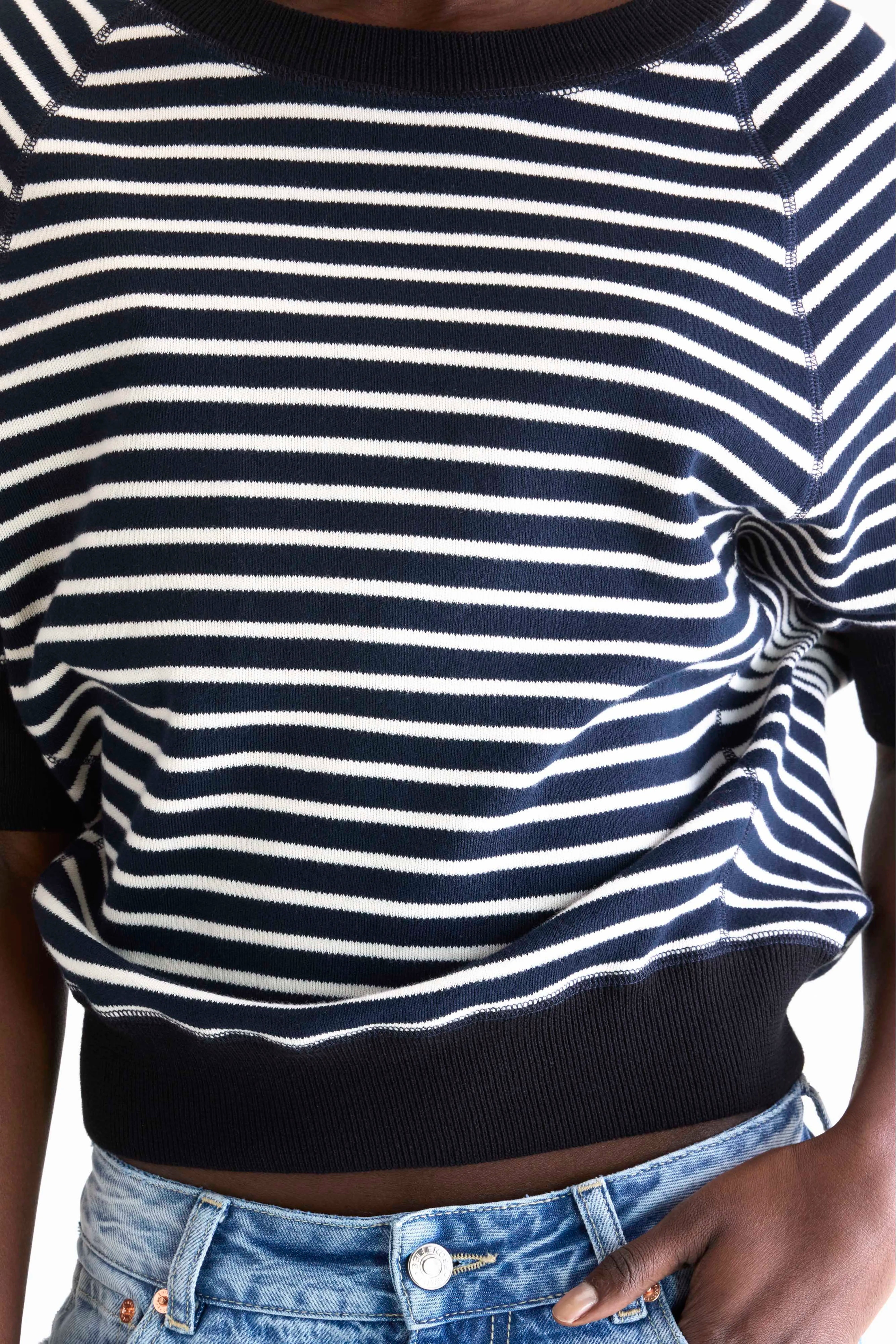 Anglet crewneck sweater (252 / W / STRIPE B)