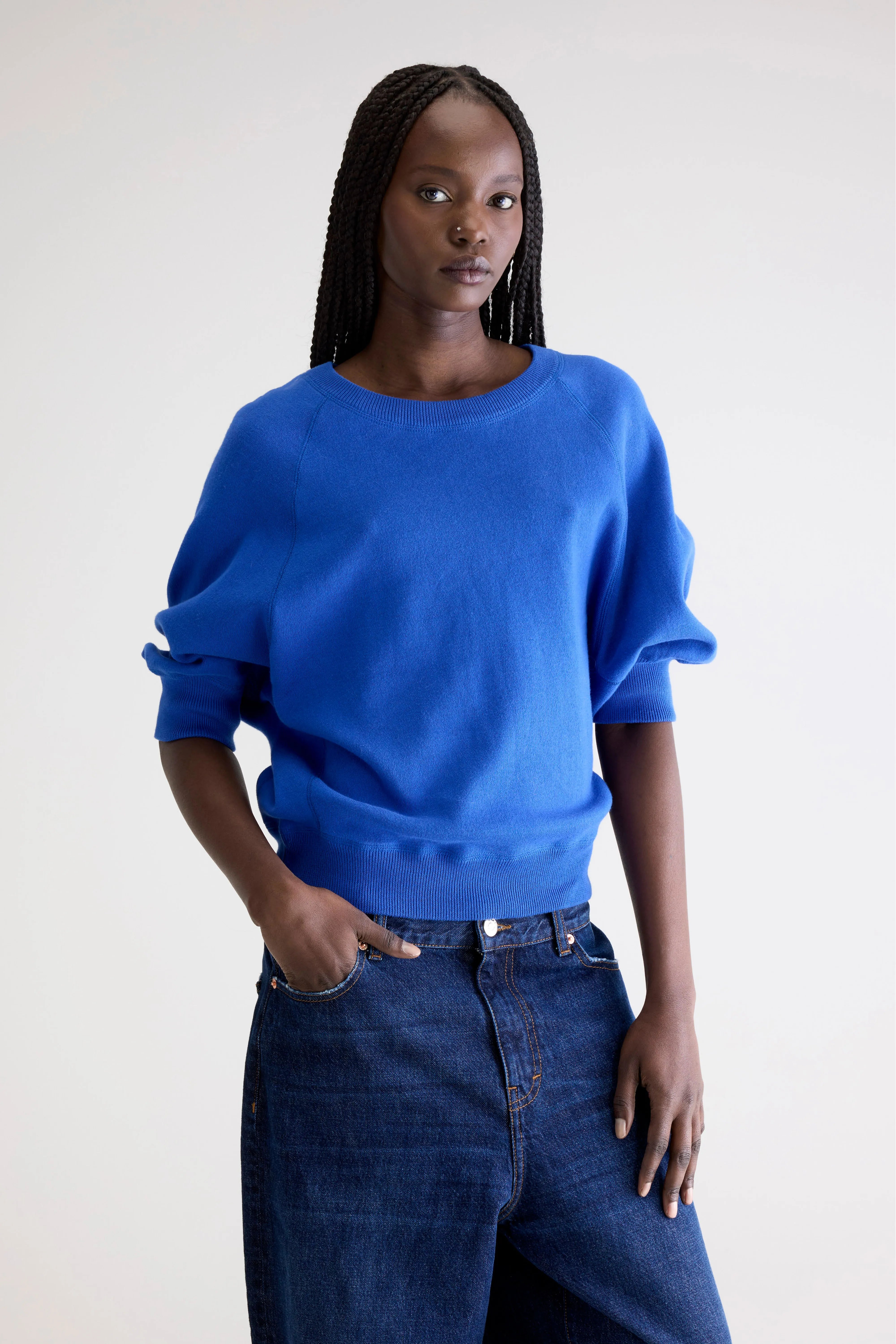 Anglet crewneck sweater (252 / W / LAZULI)