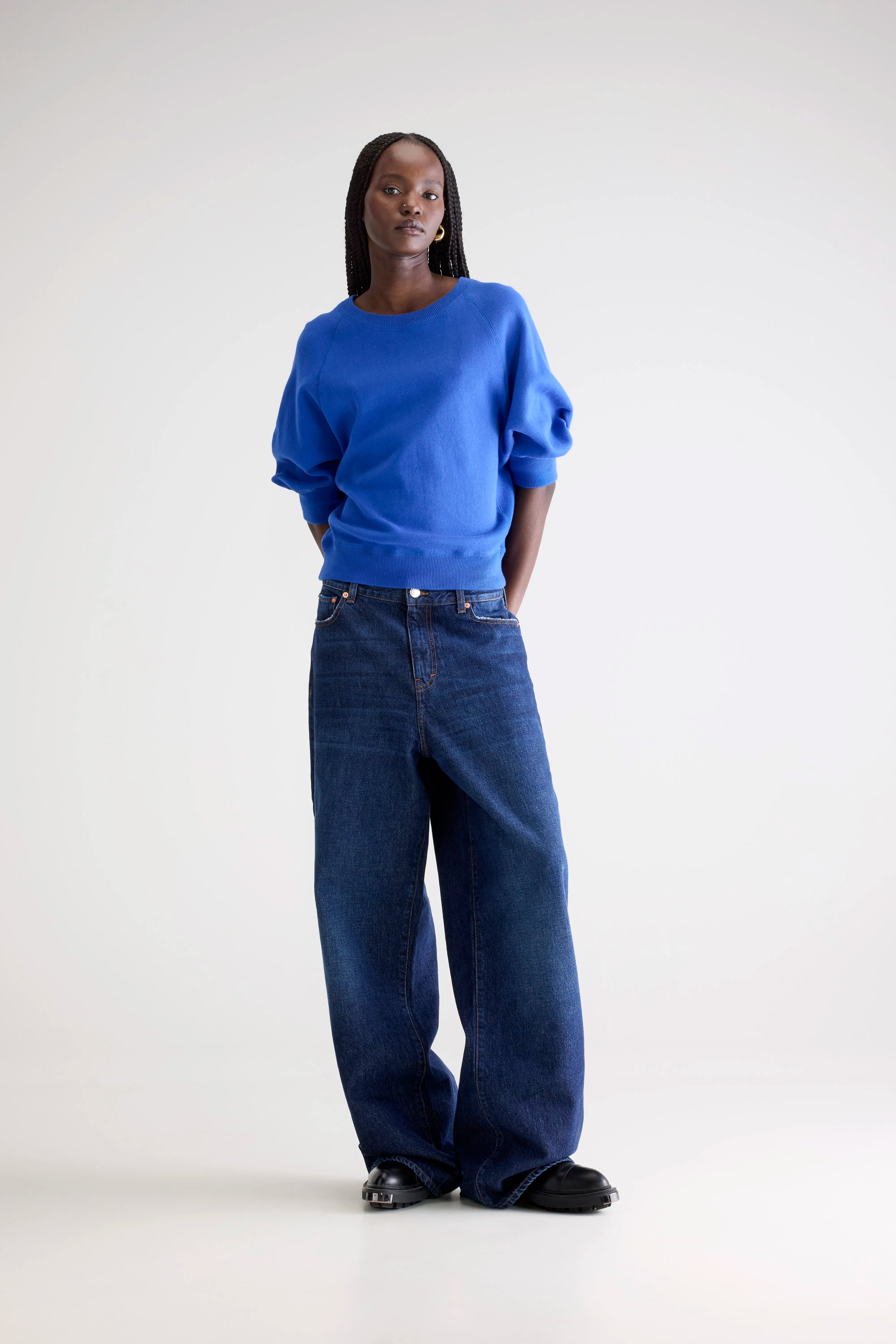 Anglet crewneck sweater (252 / W / LAZULI)