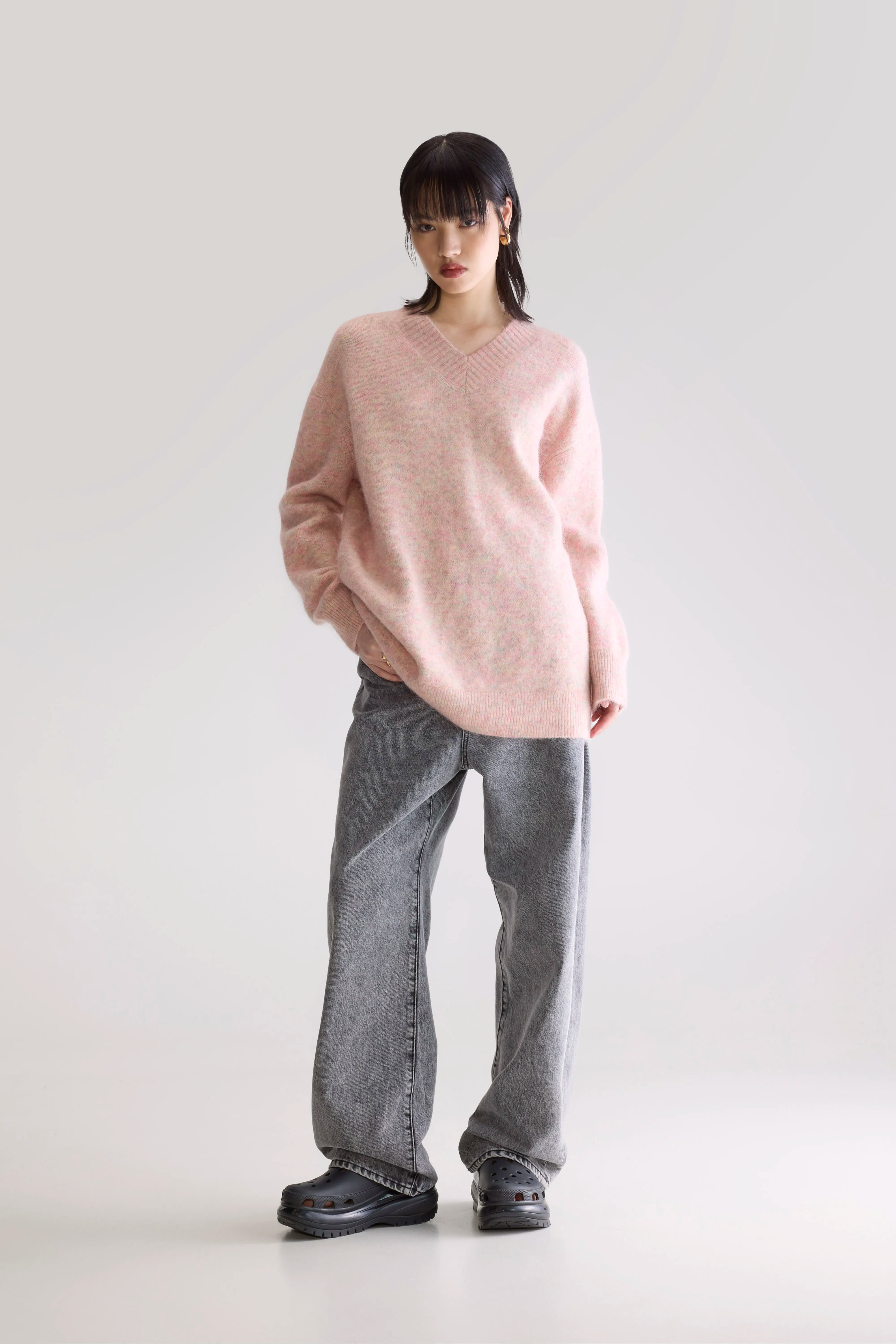Pull Long Auris - Azul / Mist green Pour Femme | Bellerose