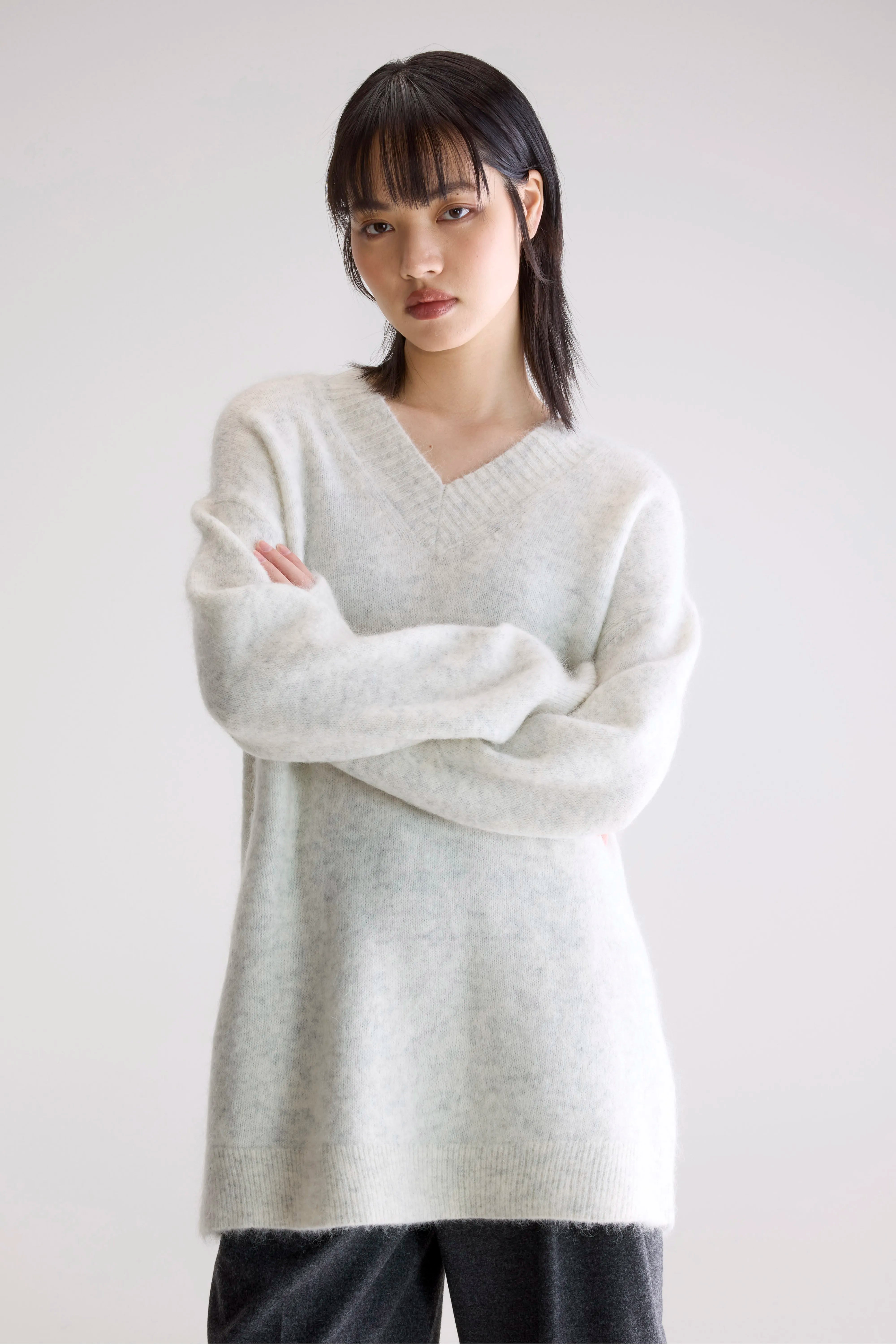 Pull Long Auris - Ecru / Oyster Pour Femme | Bellerose