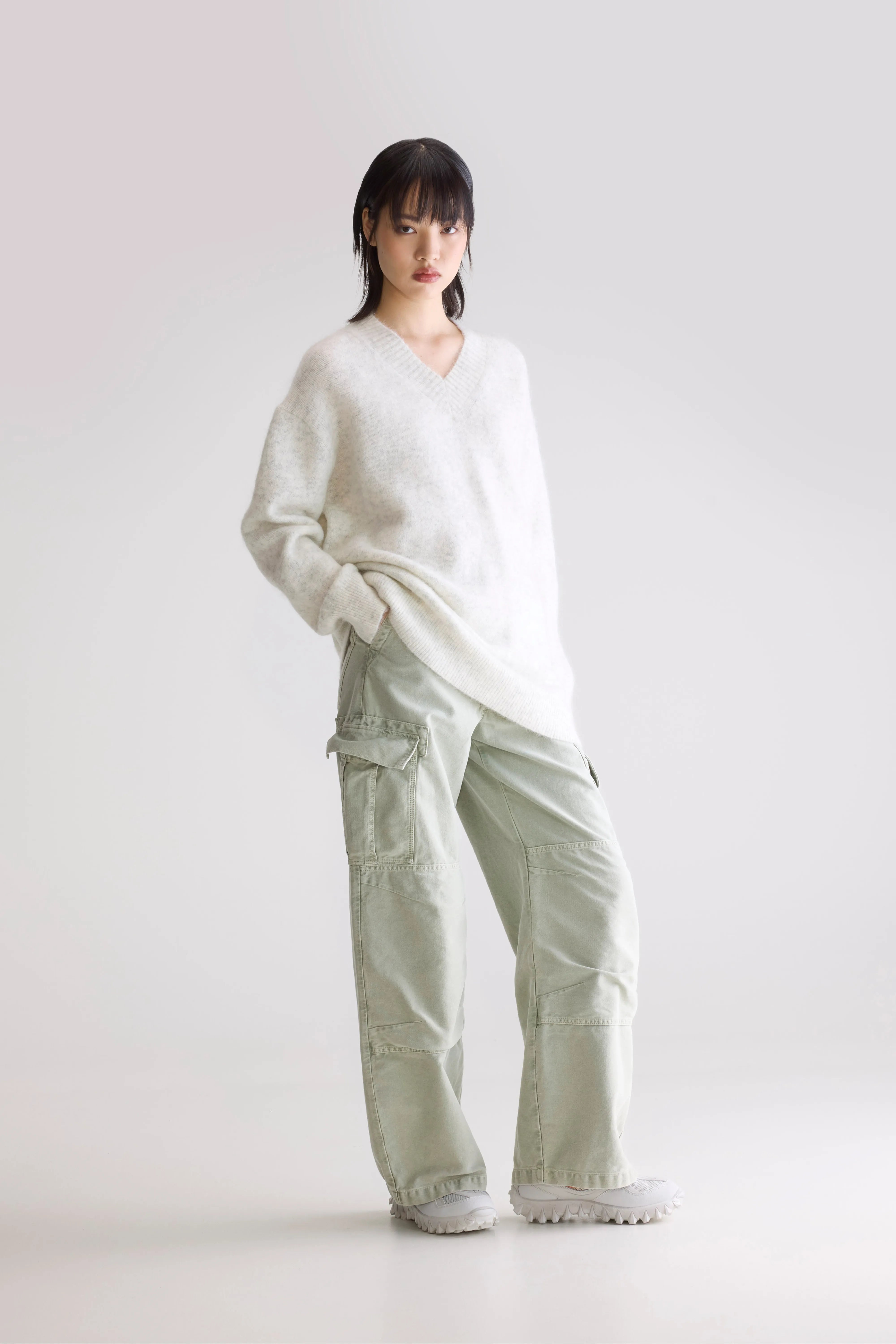 Pull Long Auris - Ecru / Oyster Pour Femme | Bellerose