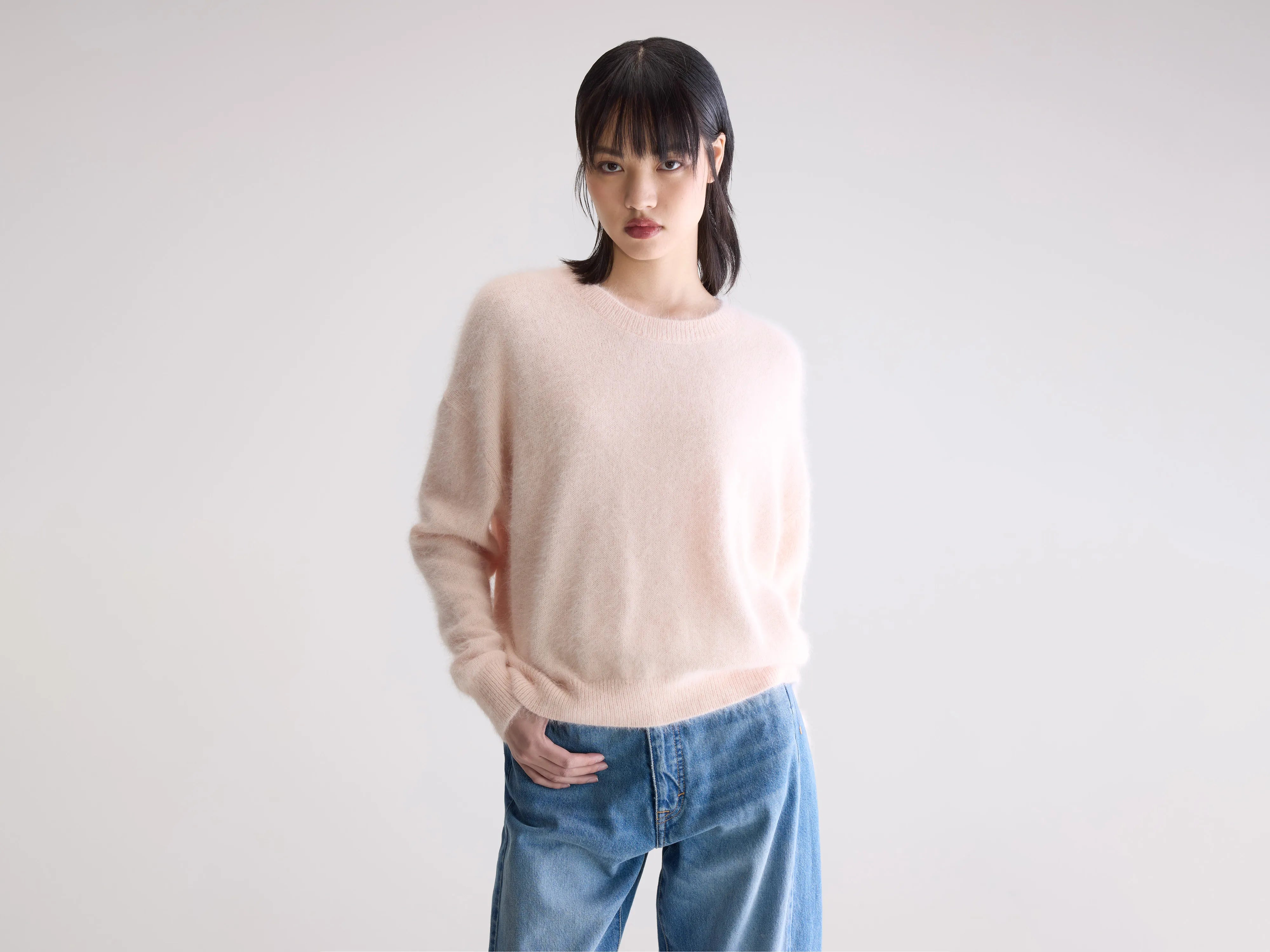 Datus angora-blend sweater (252 / W / QUARTZ)