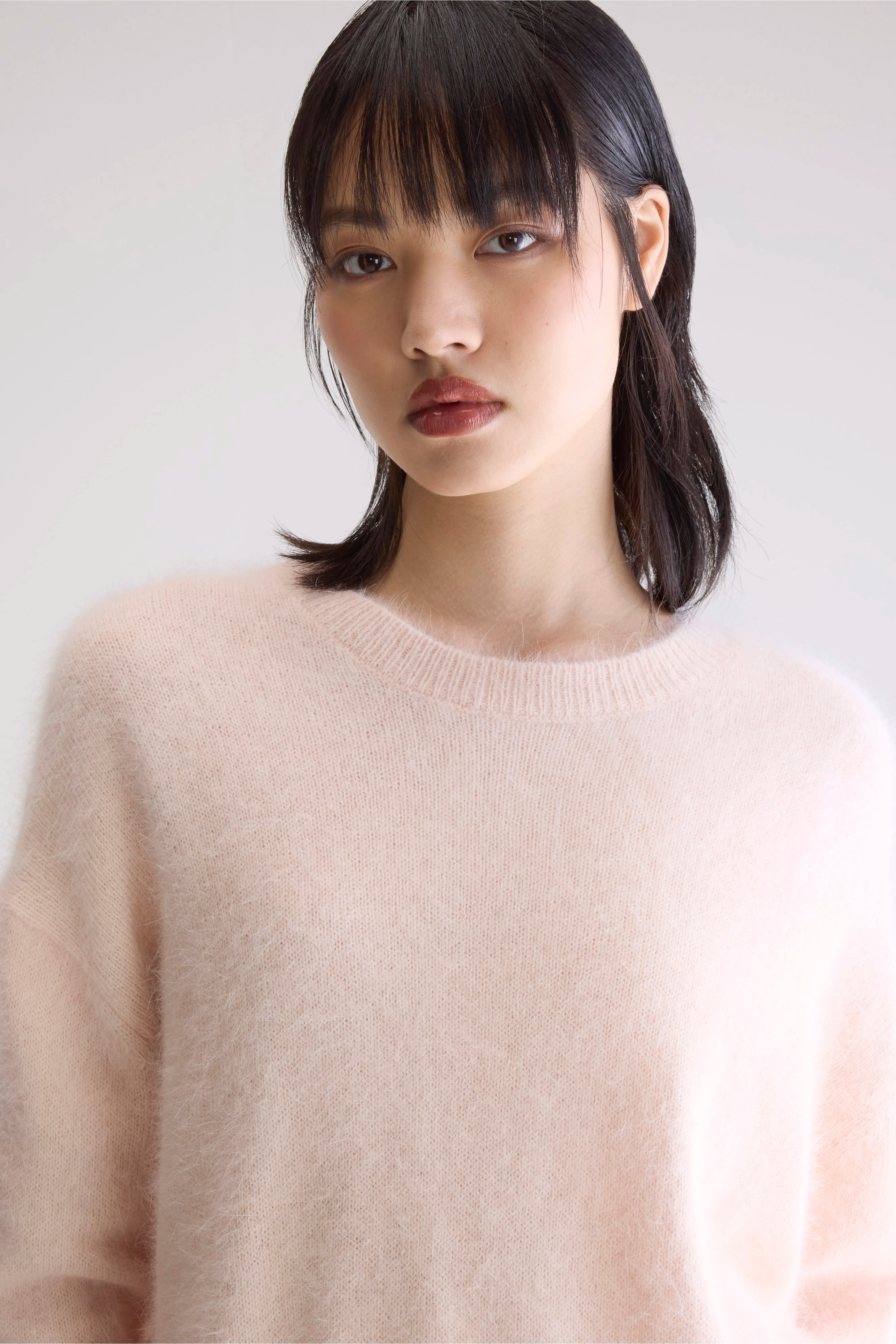 Datus angora-blend sweater (252 / W / QUARTZ)