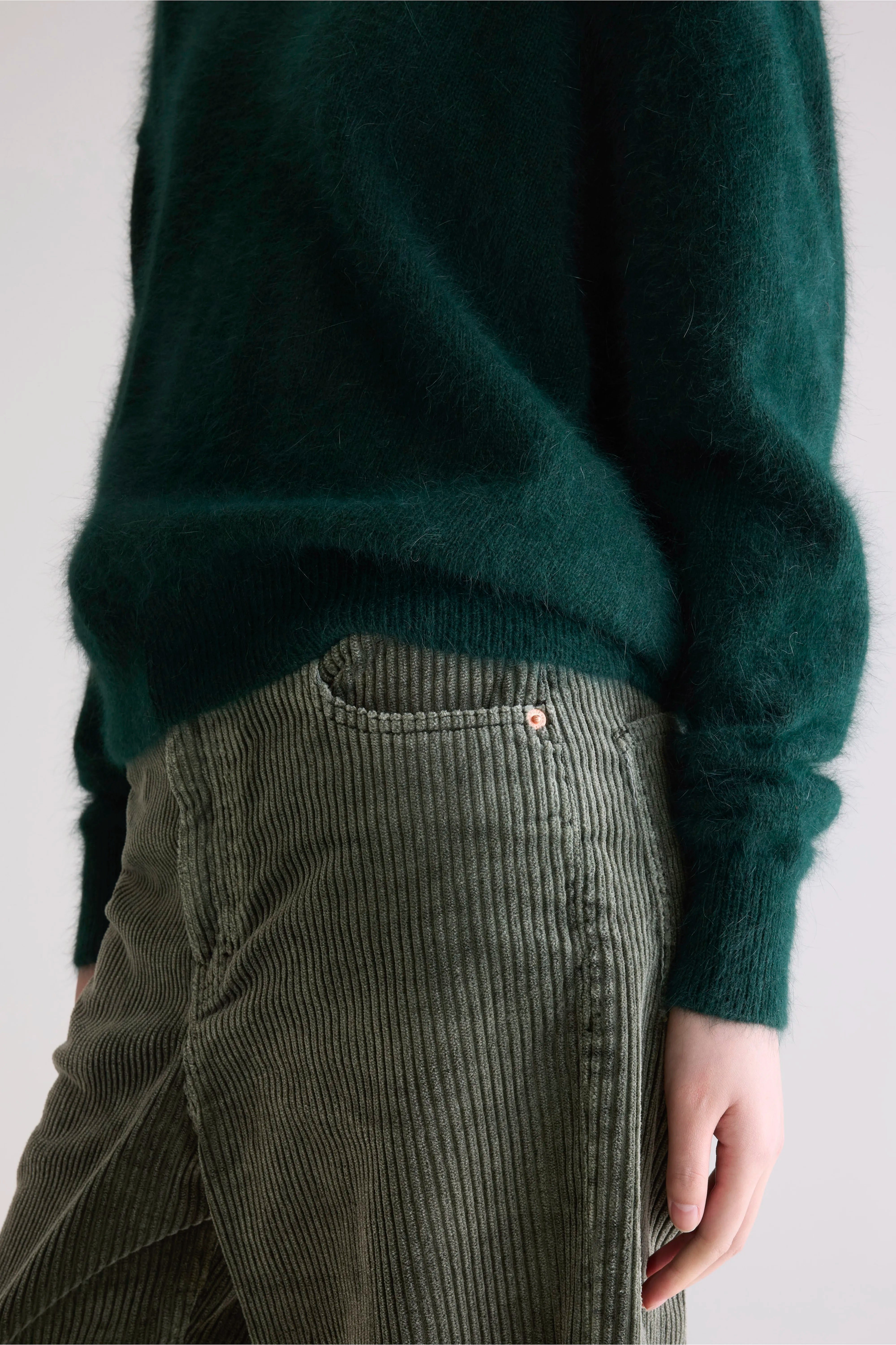 Datus angora-blend sweater (252 / W / KOMBU)