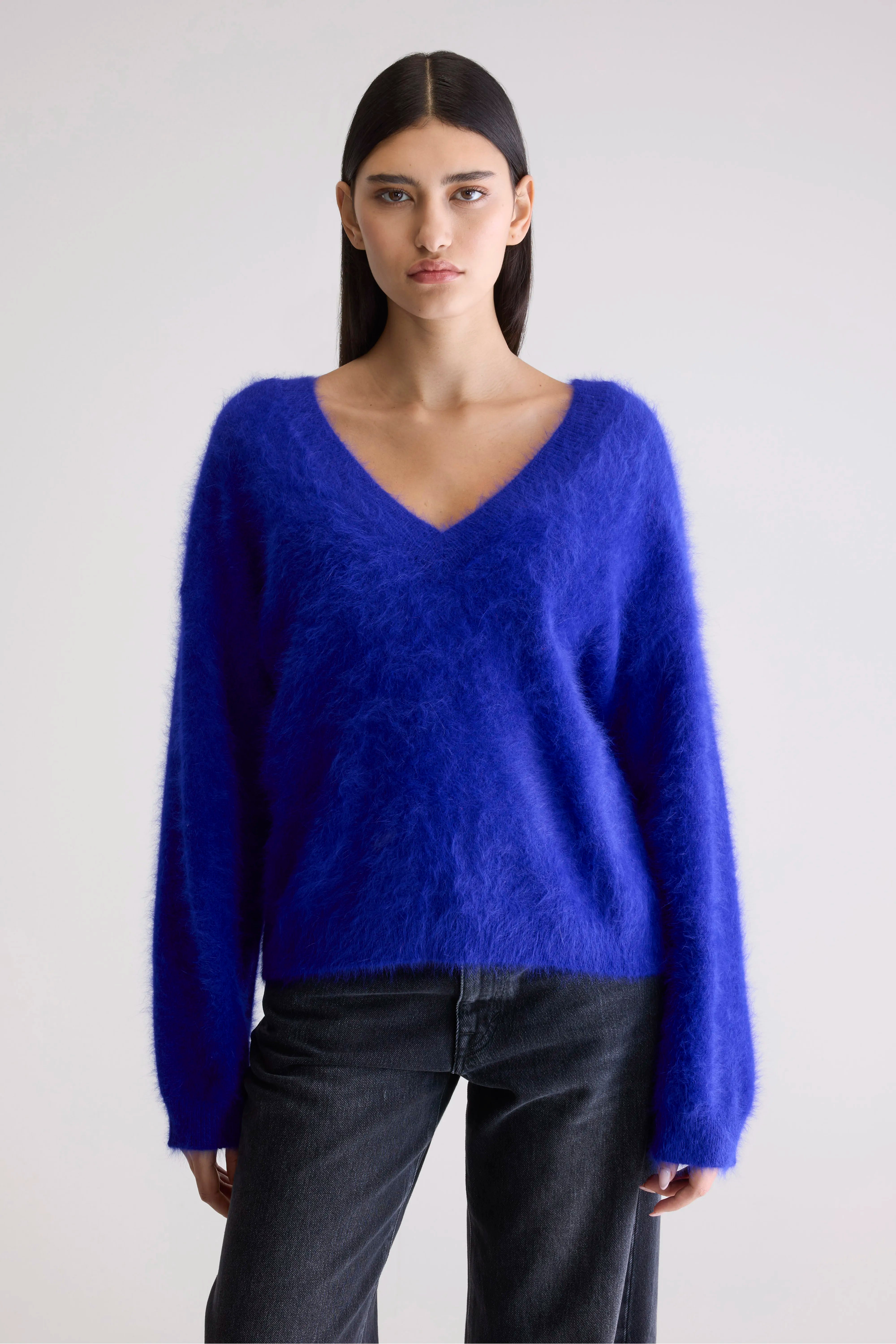 Pull En Angora Dathe - Delphinium Pour Femme | Bellerose