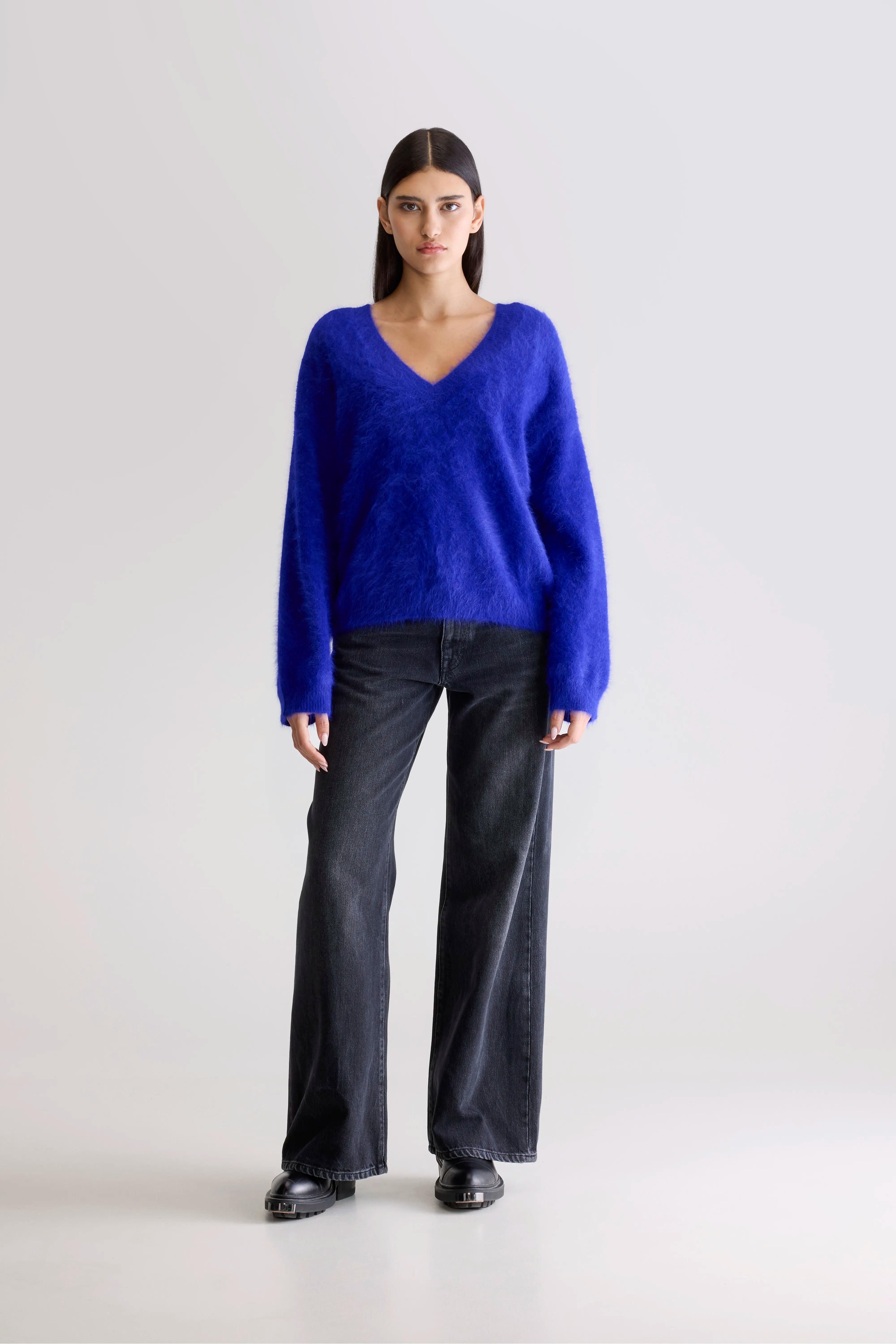Pull En Angora Dathe - Delphinium Pour Femme | Bellerose