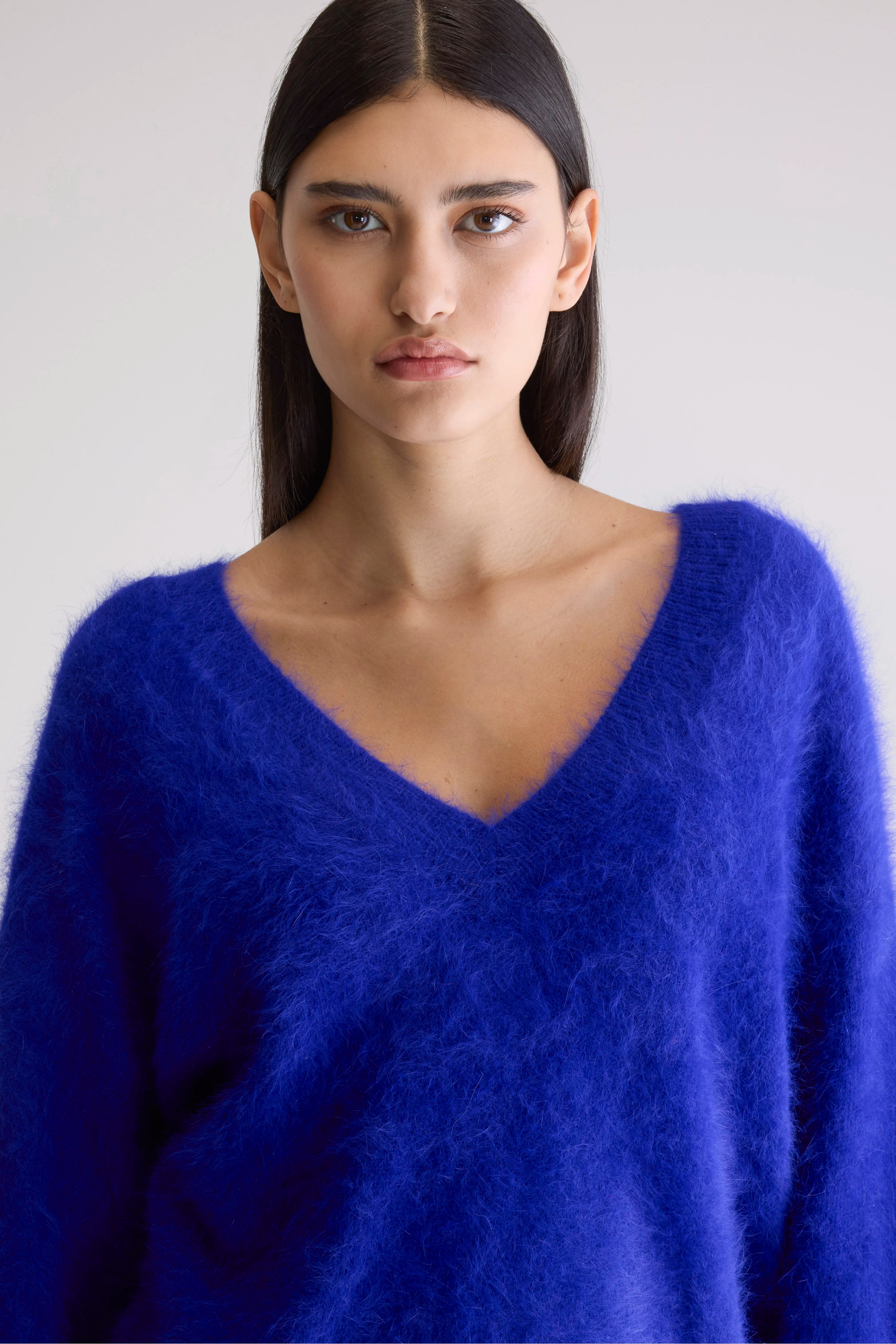 Pull En Angora Dathe - Delphinium Pour Femme | Bellerose