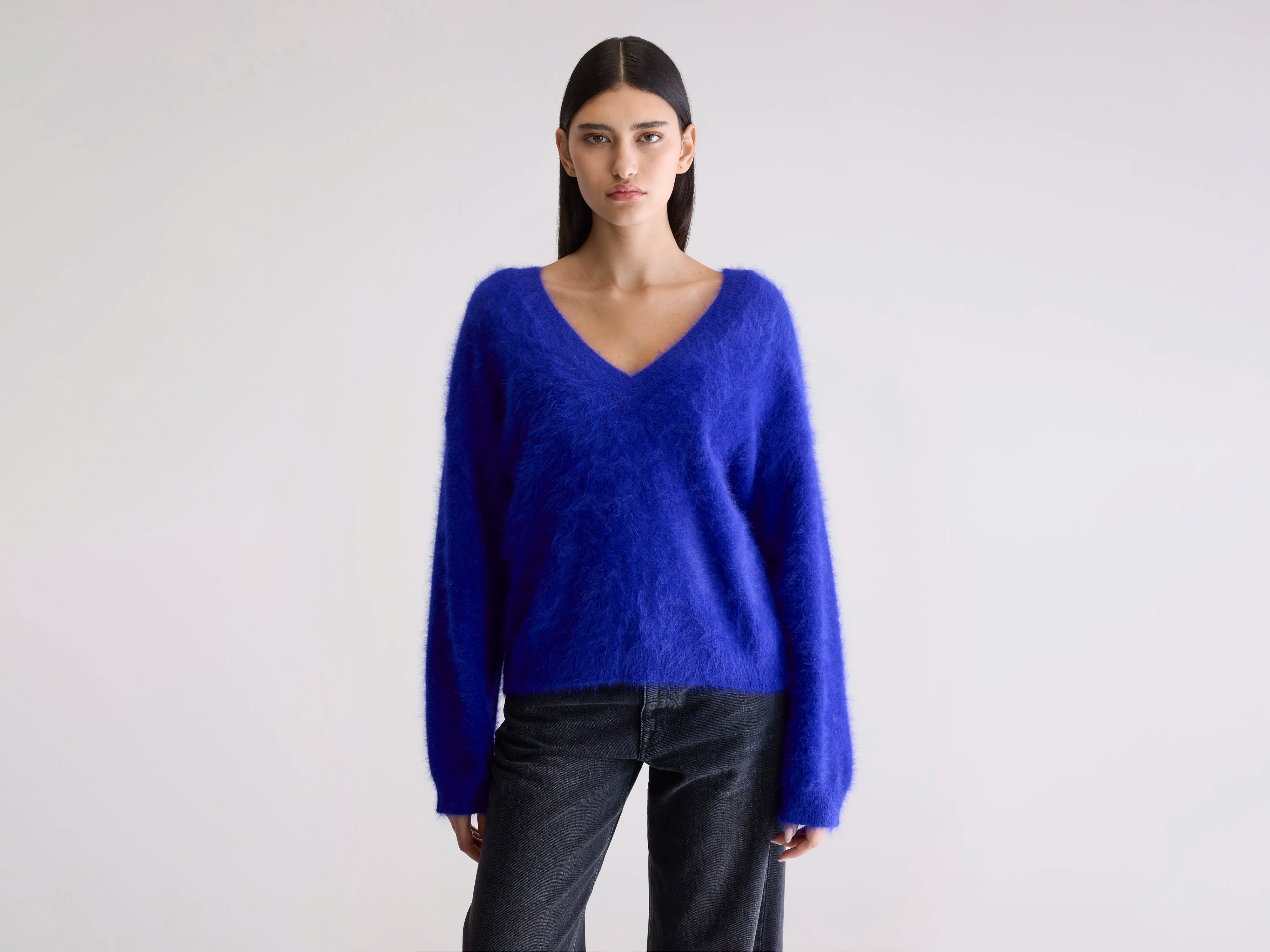Pull en angora Dathe (252 / W / DELPHINIUM)
