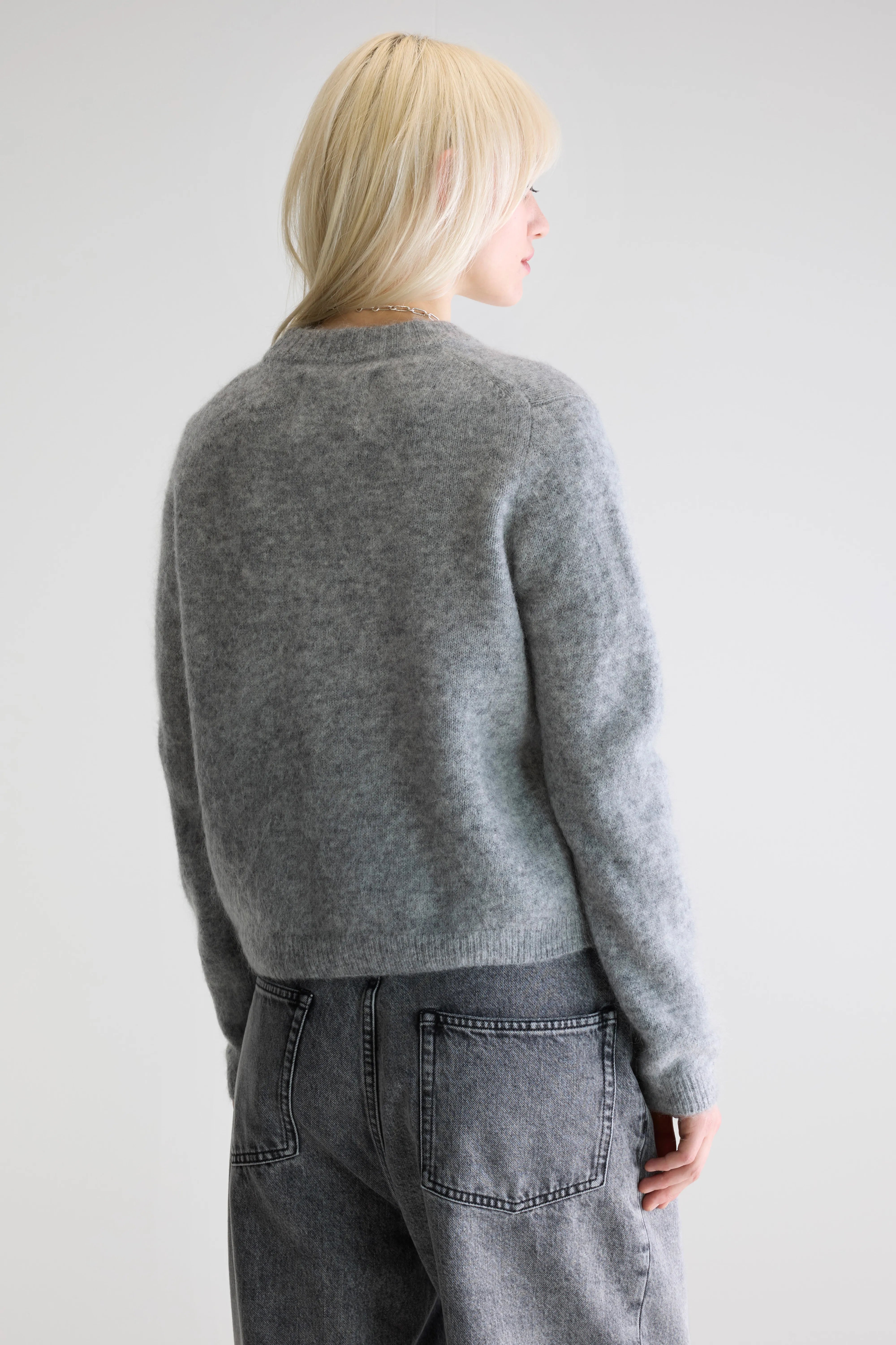 Auron slim fit trui (252 / W / H. GREY)