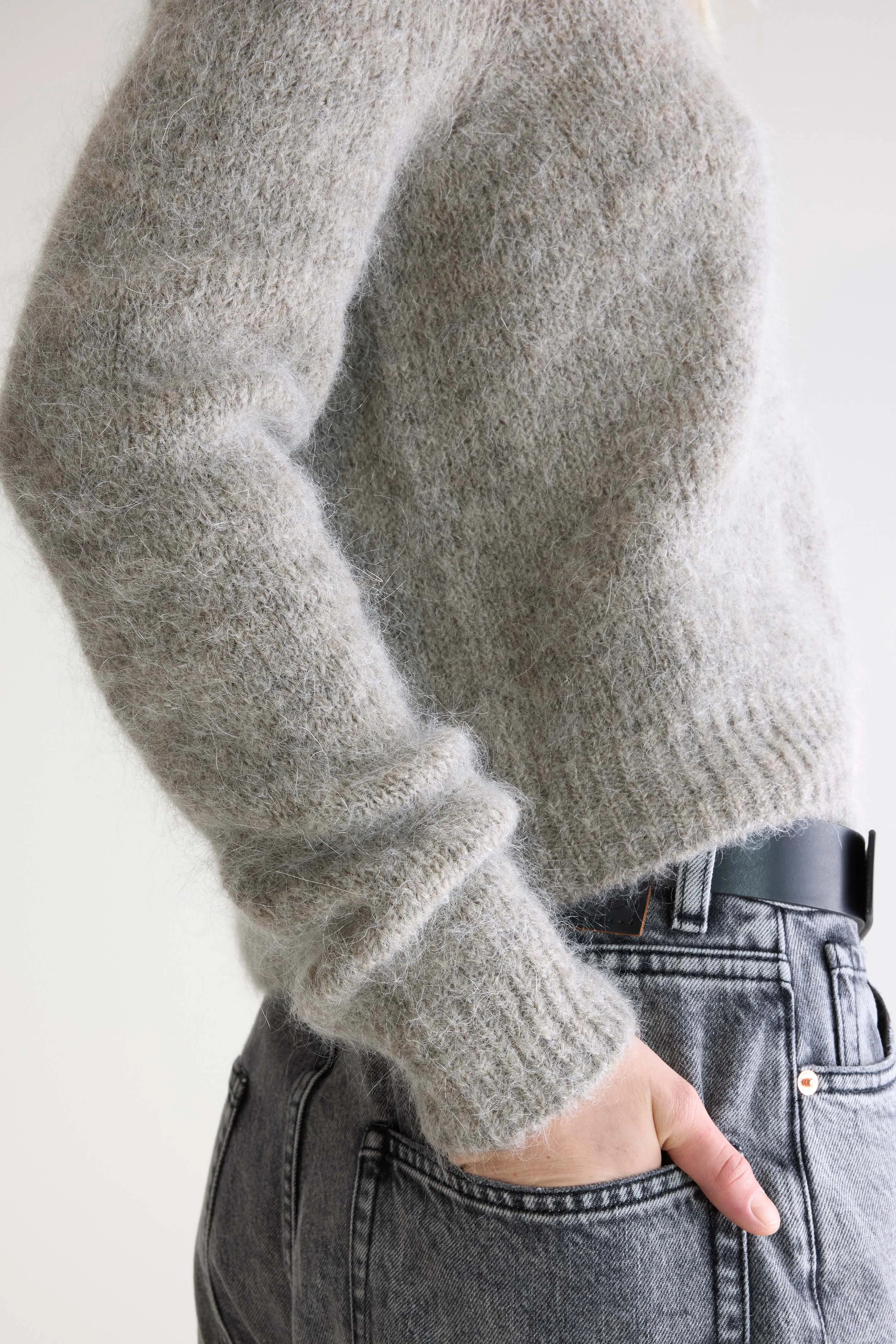 Anco crewneck sweater (252 / W / H. GREY)