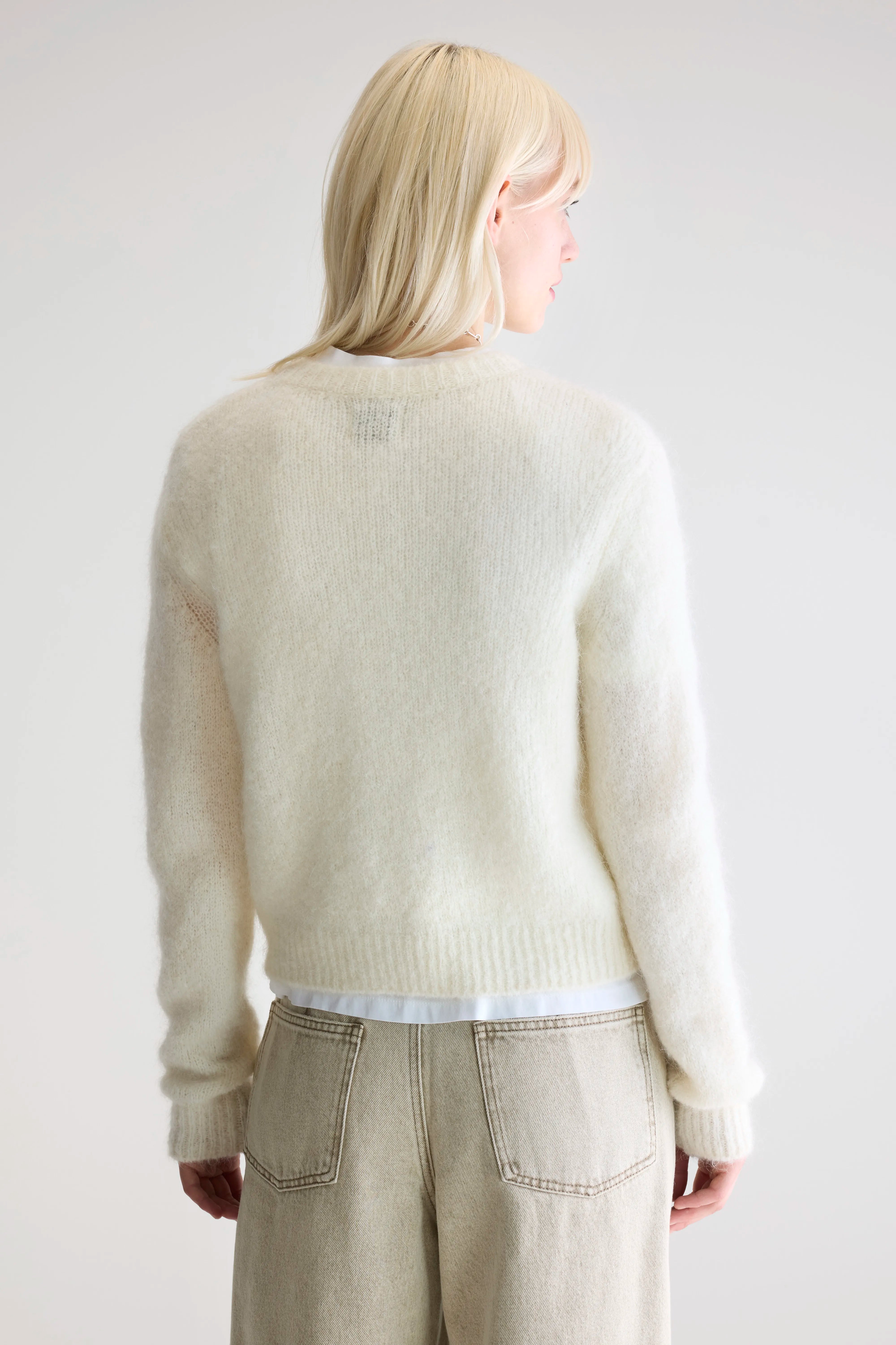 Anco Crewneck Sweater - Ecru For Women | Bellerose