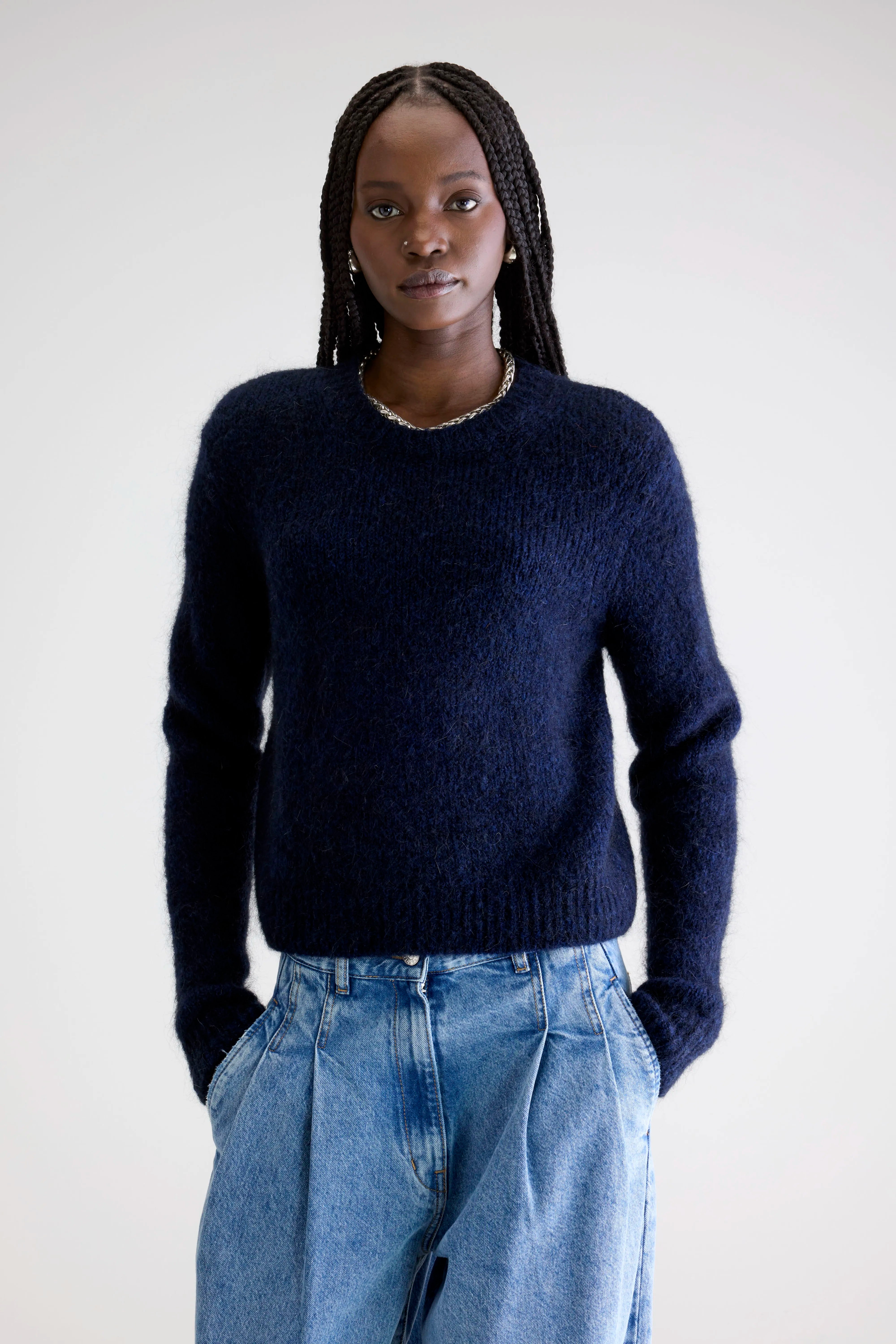 Pull Col Rond Anco - America Pour Femme | Bellerose