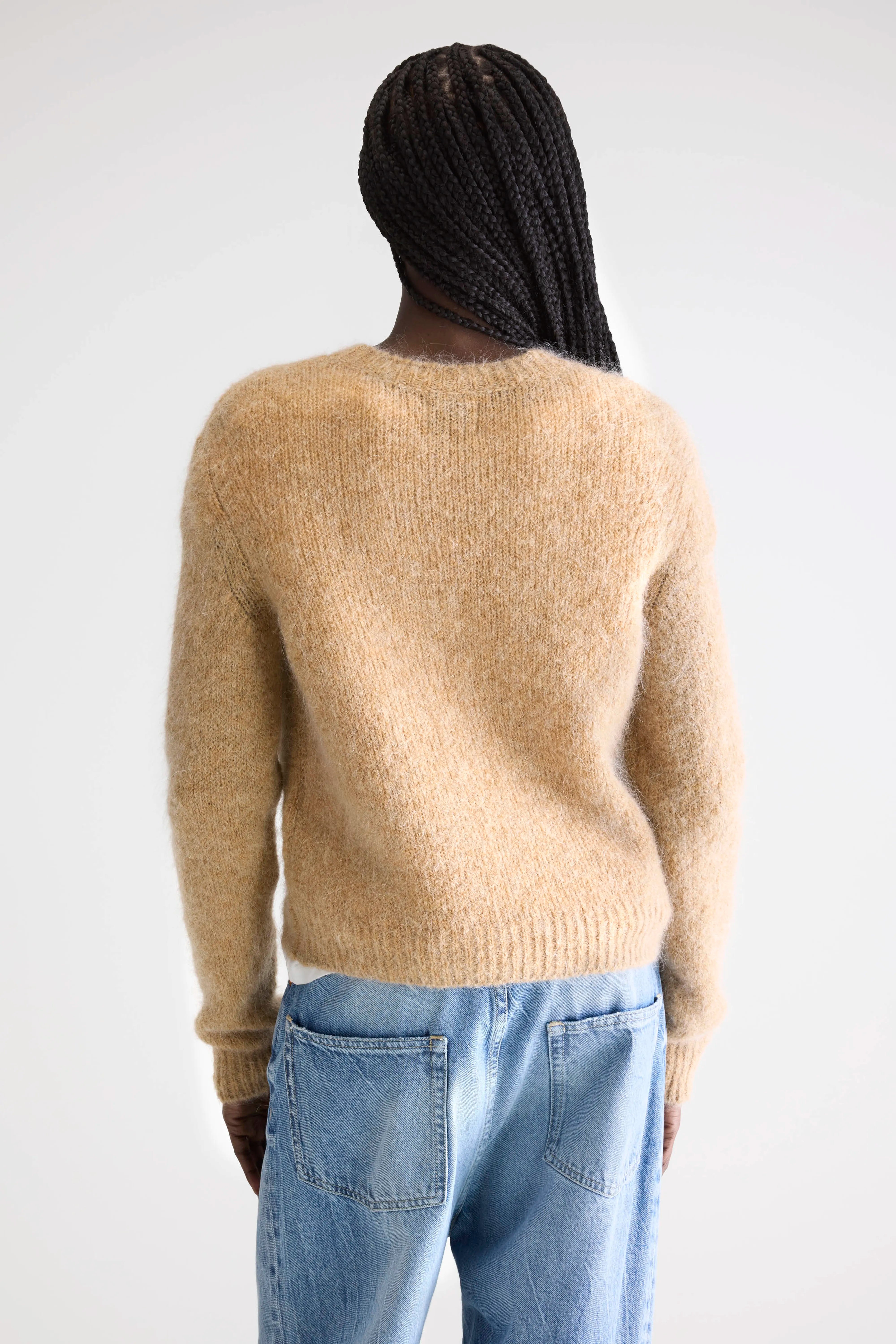 Anco trui met ronde hals (252 / W / CAMEL)