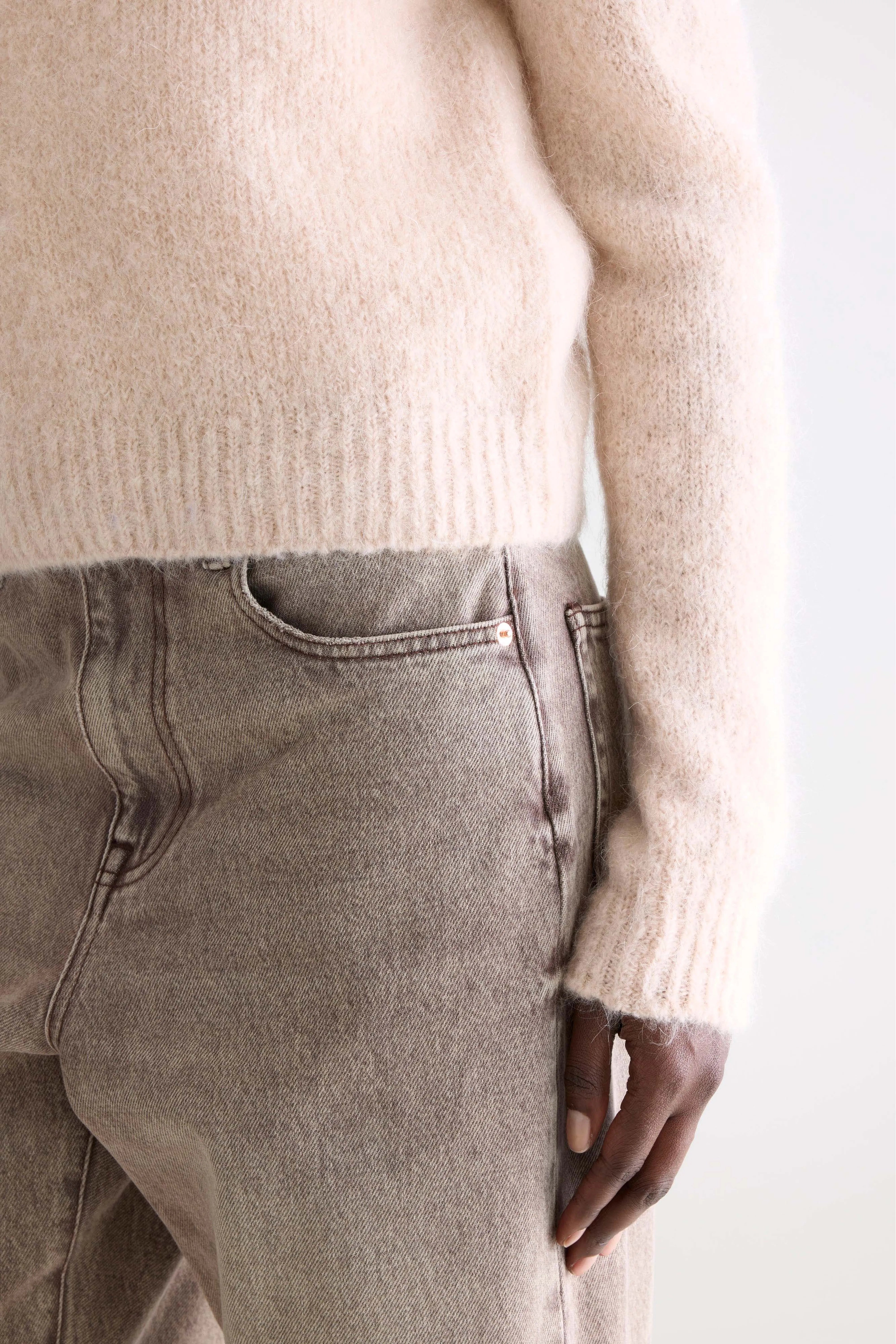 Pull col rond Anco (252 / W / LIGHT ROSE)