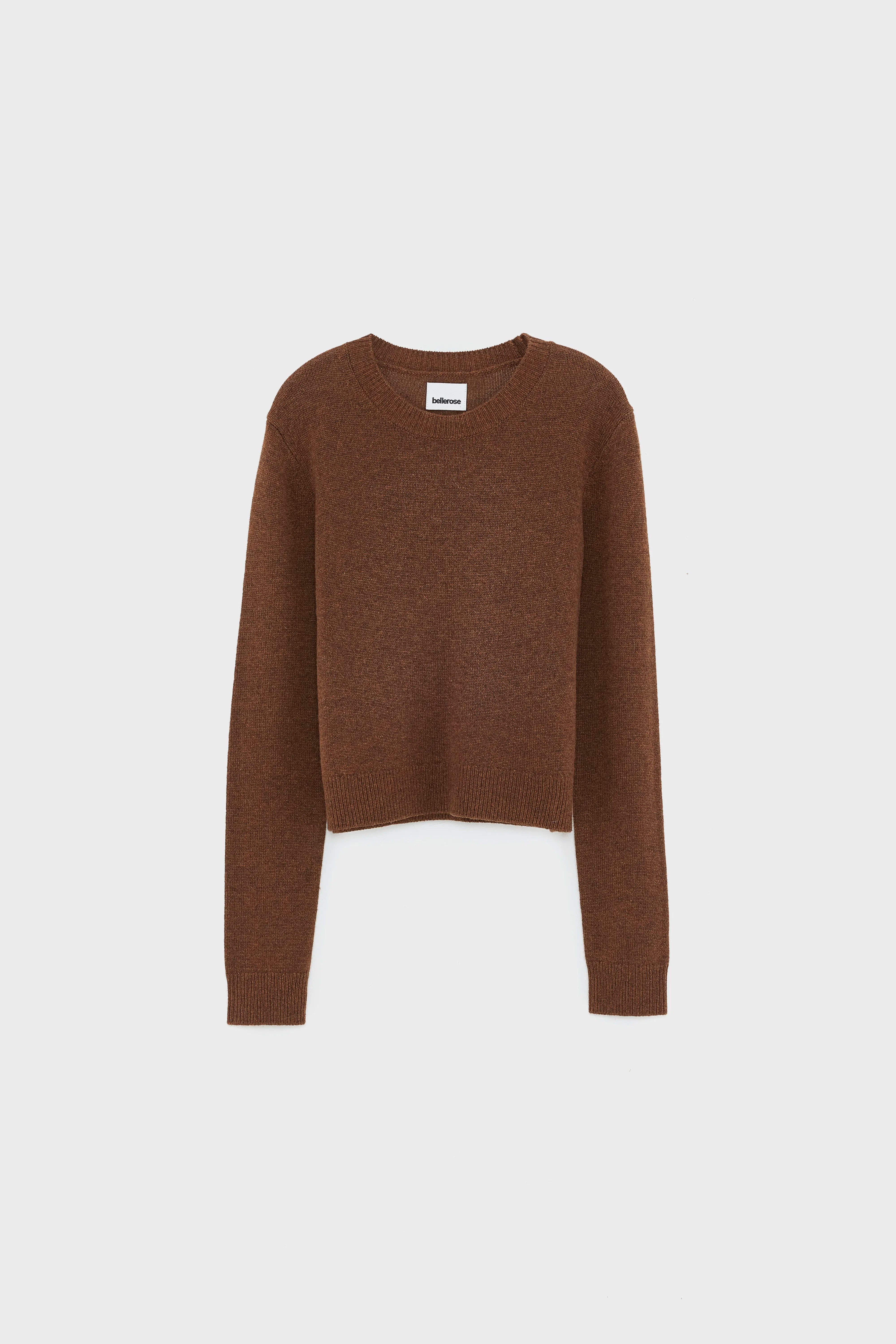 Spag slim kasjmier trui (252 / W / SUEDE)