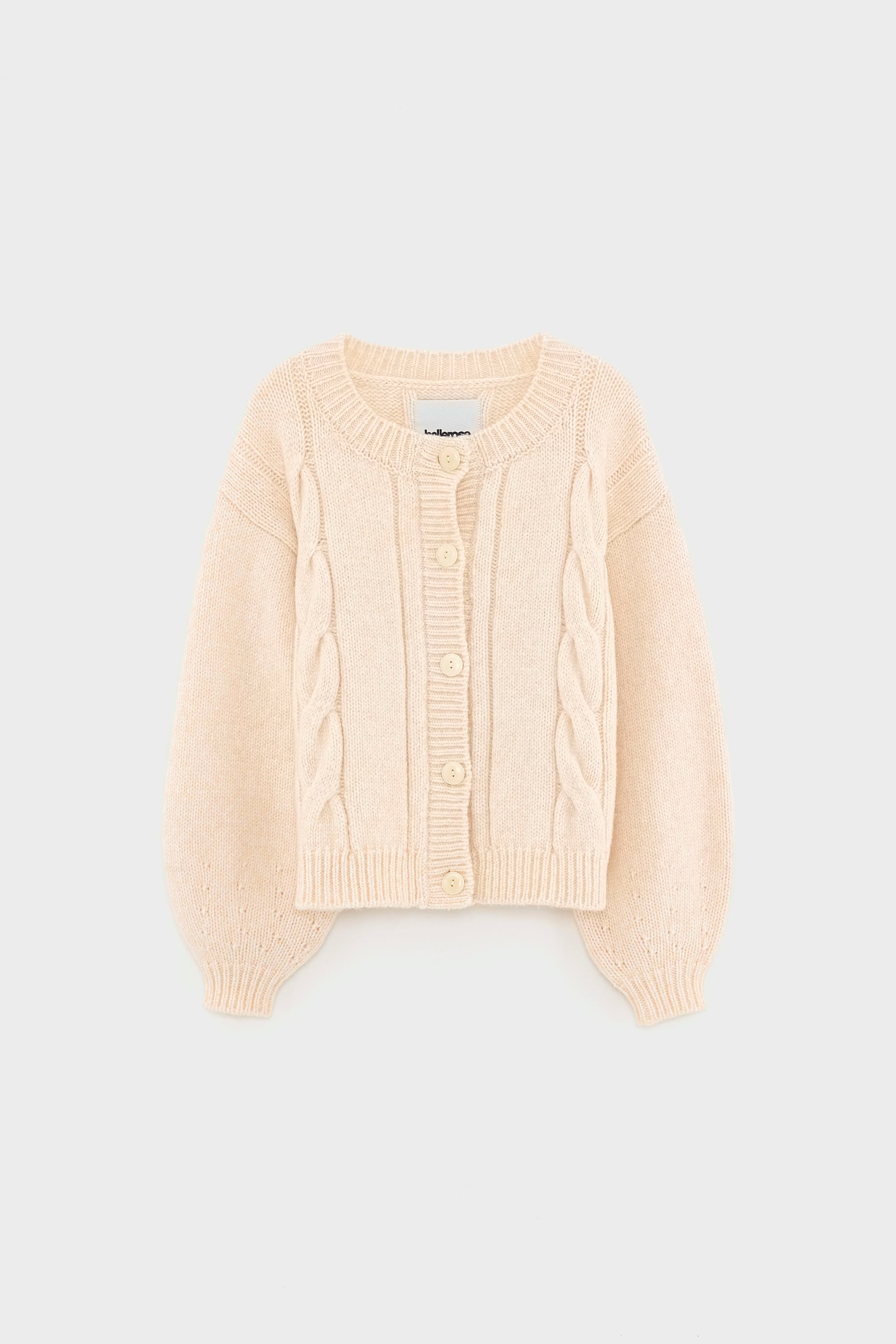 Dico chunky cardigan (252 / W / IVORY)