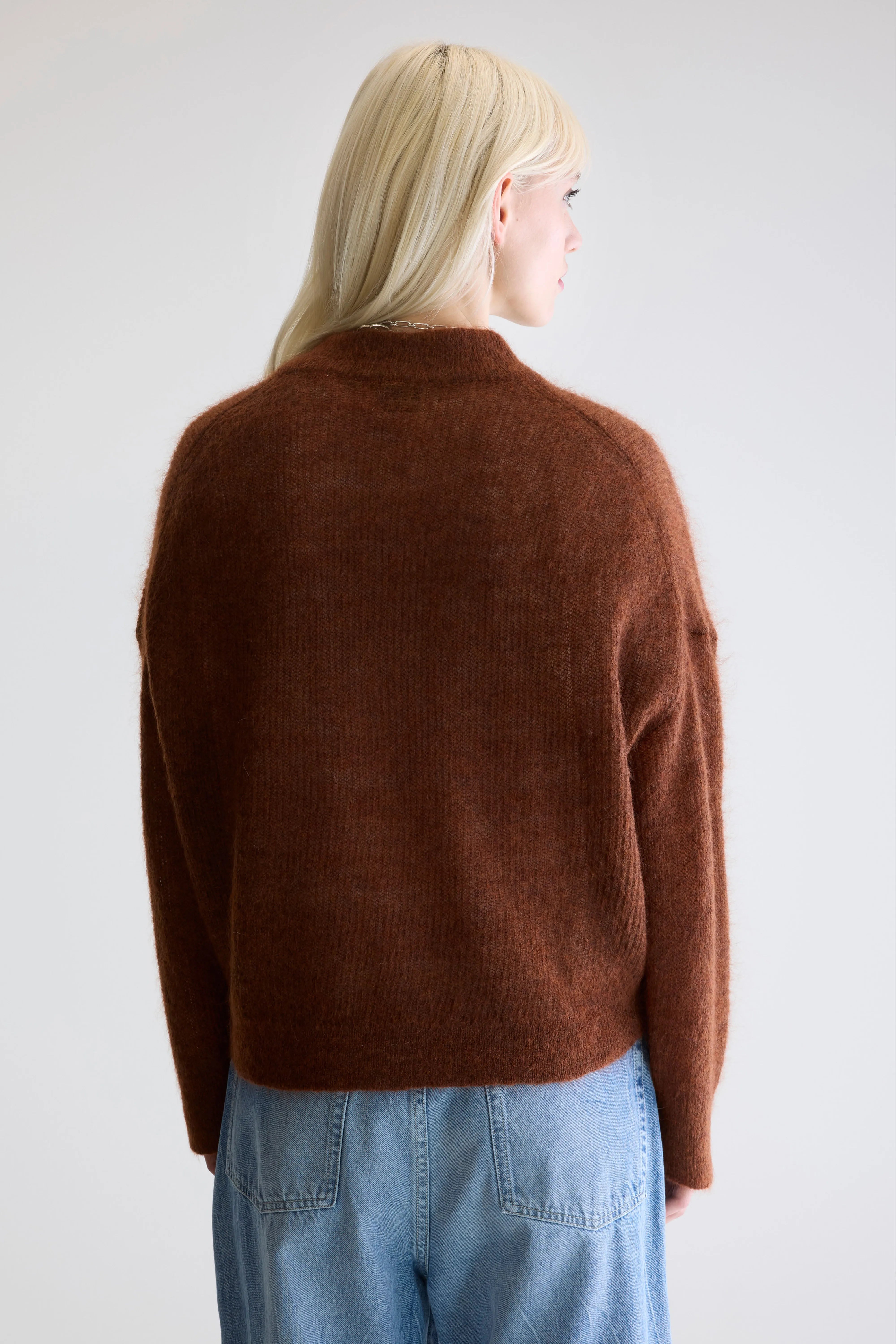 Arcy Trui Met V-hals - Suede Voor Dames | Bellerose