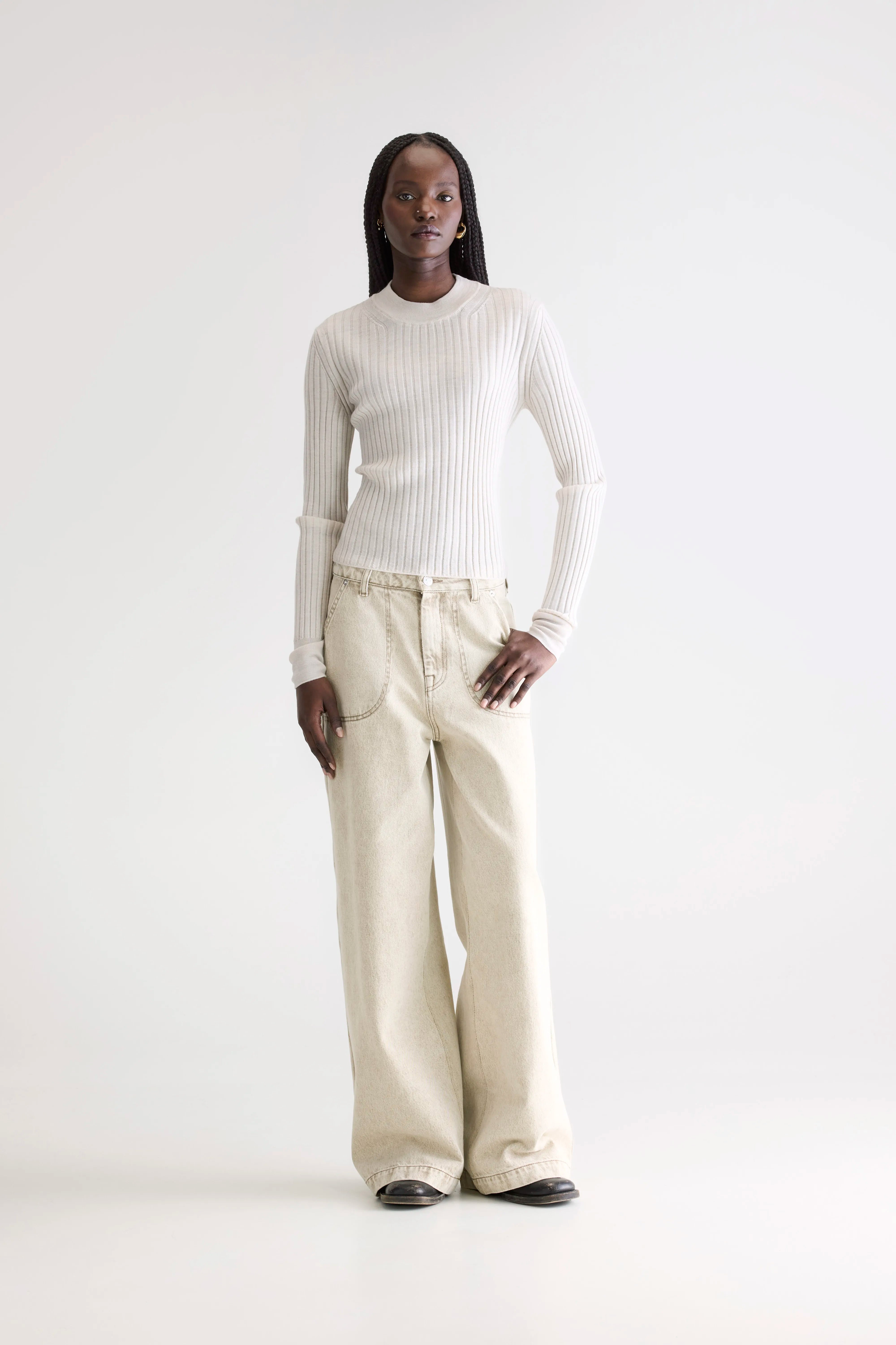 Aslyt Slim Fit Trui - Whisper Voor Dames | Bellerose