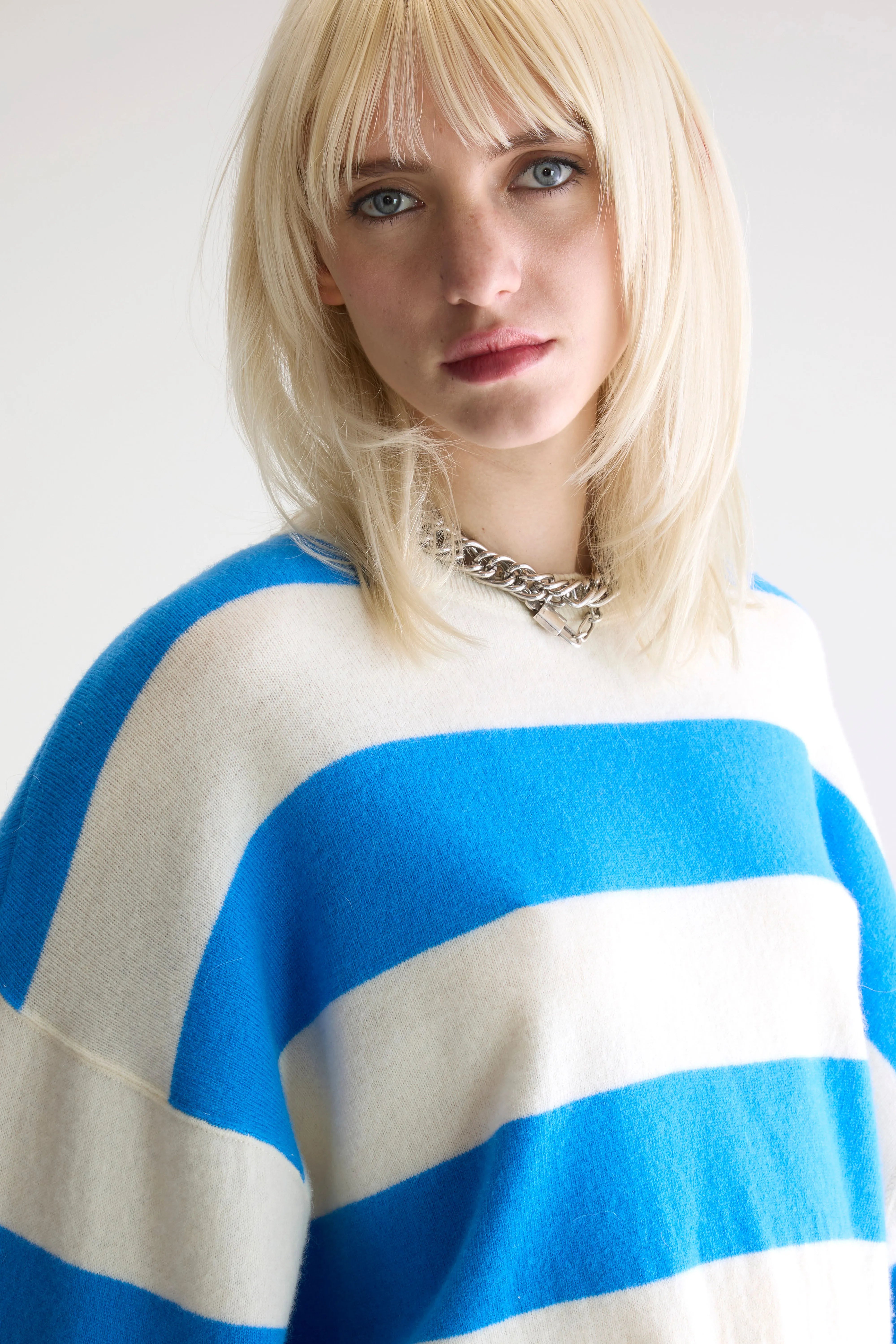 Attus cropped sweater (252 / W / STRIPE A)
