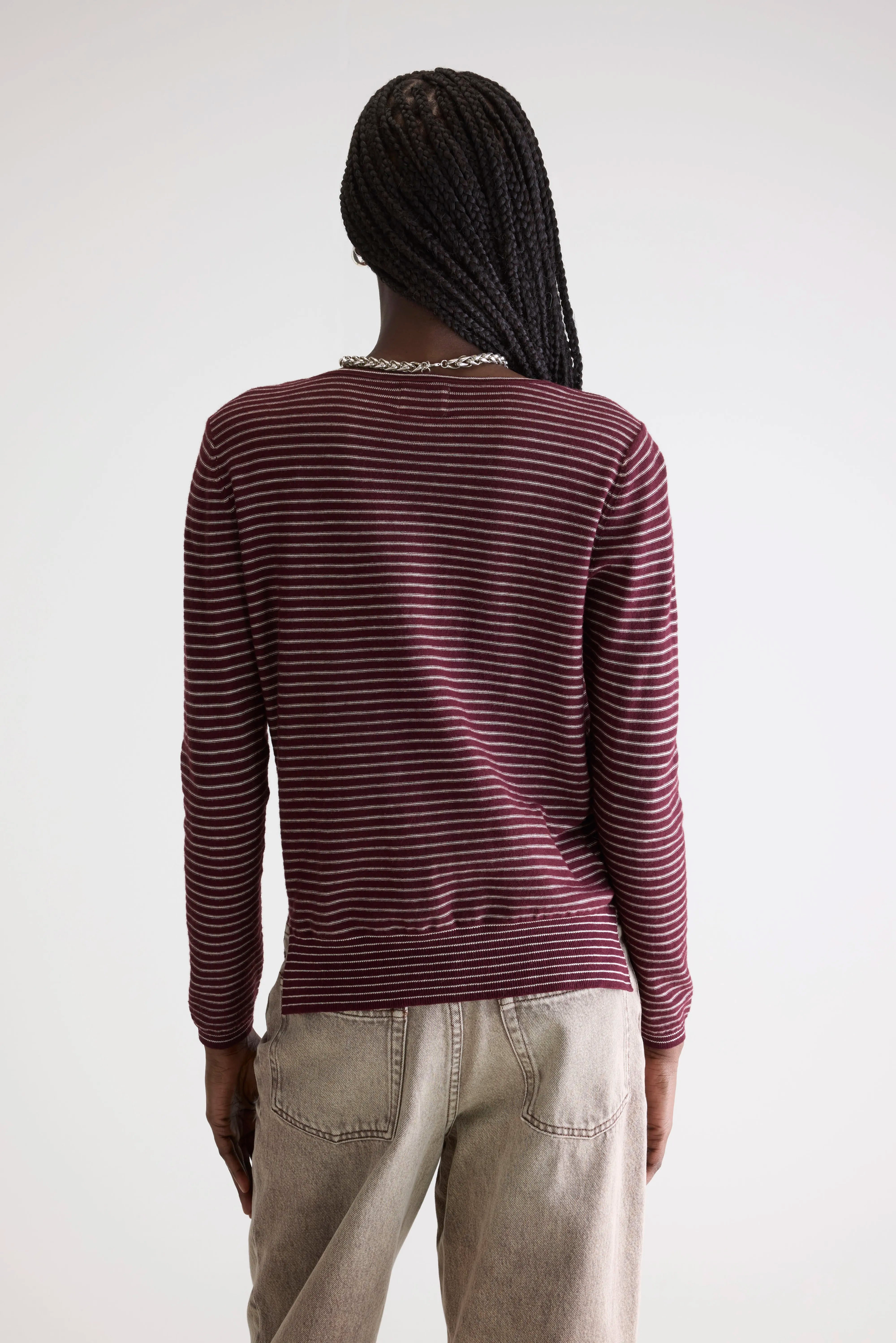 Pull col bateau Gop (252 / W / STRIPE A)