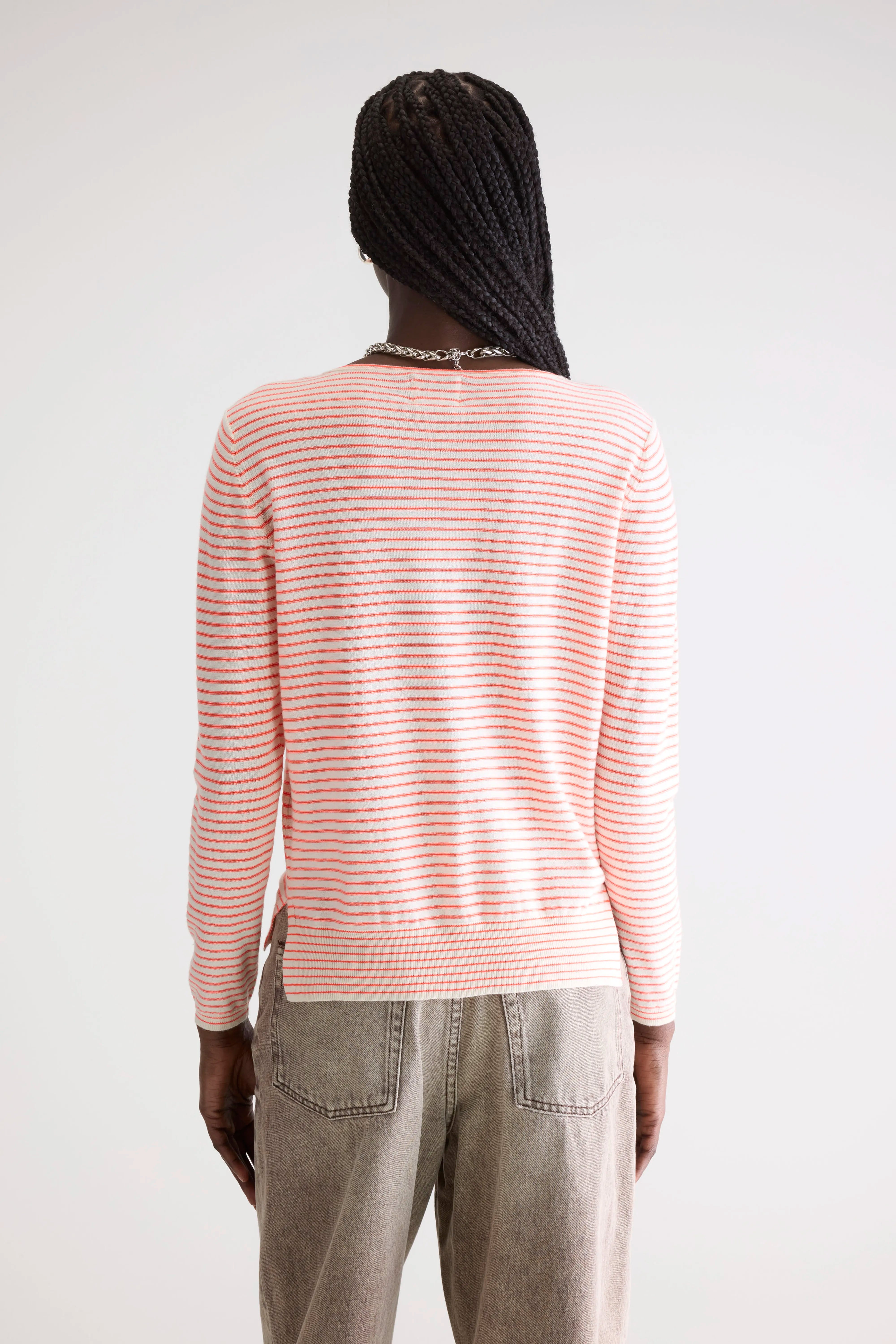Pull col bateau Gop (252 / W / STRIPE B)