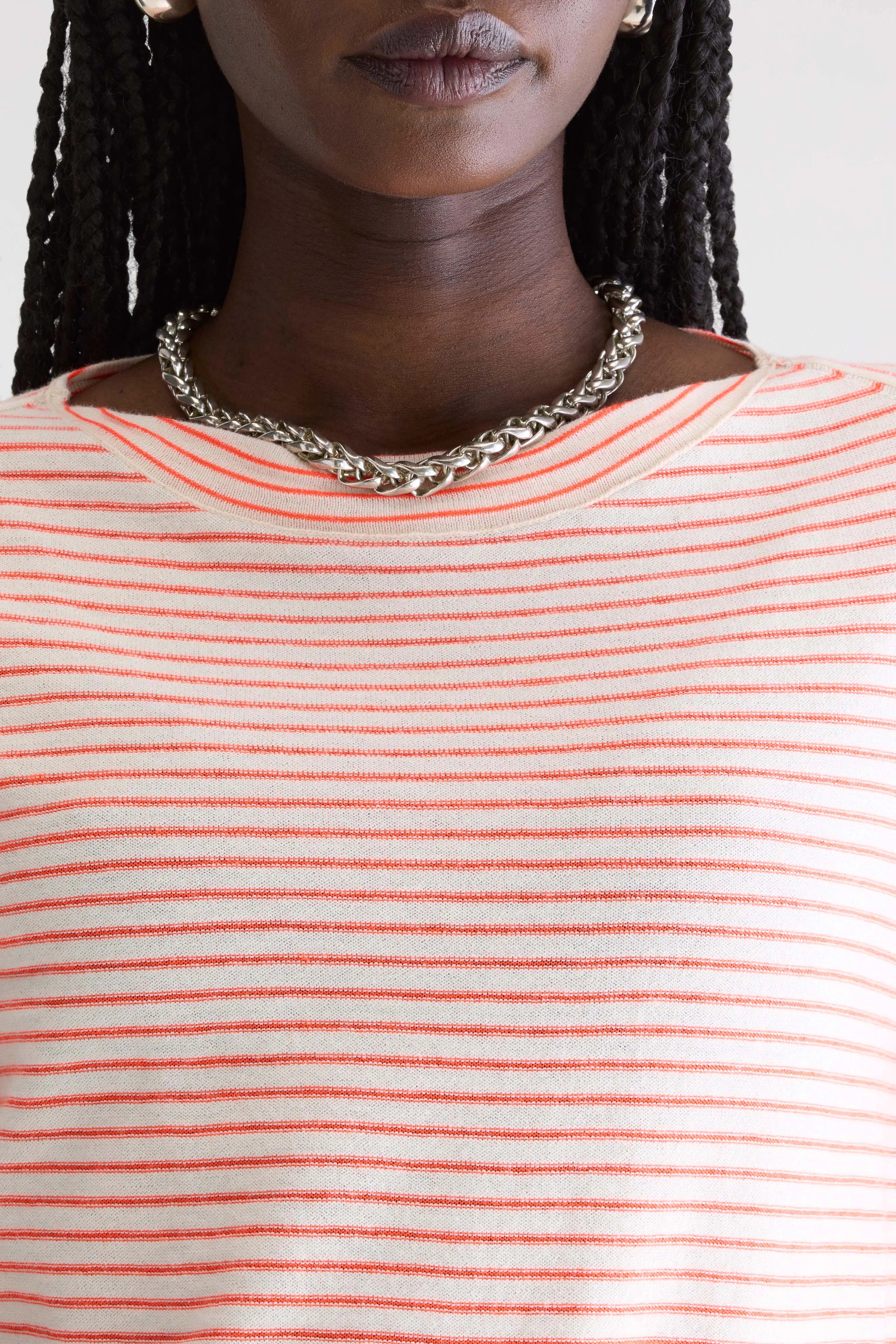 Pull col bateau Gop (252 / W / STRIPE B)
