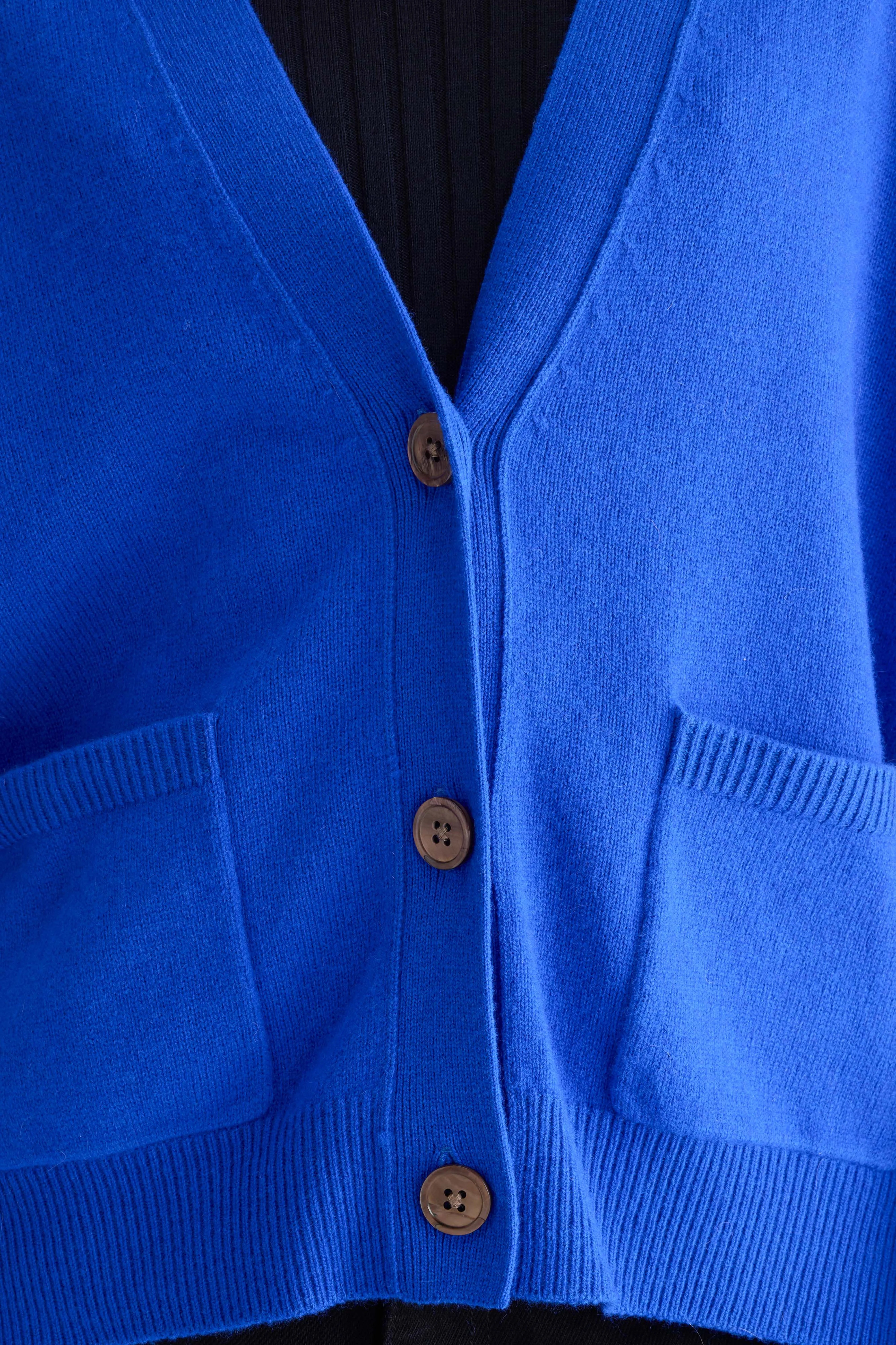Cardigan boxy Gakkin (252 / W / LAZULI)