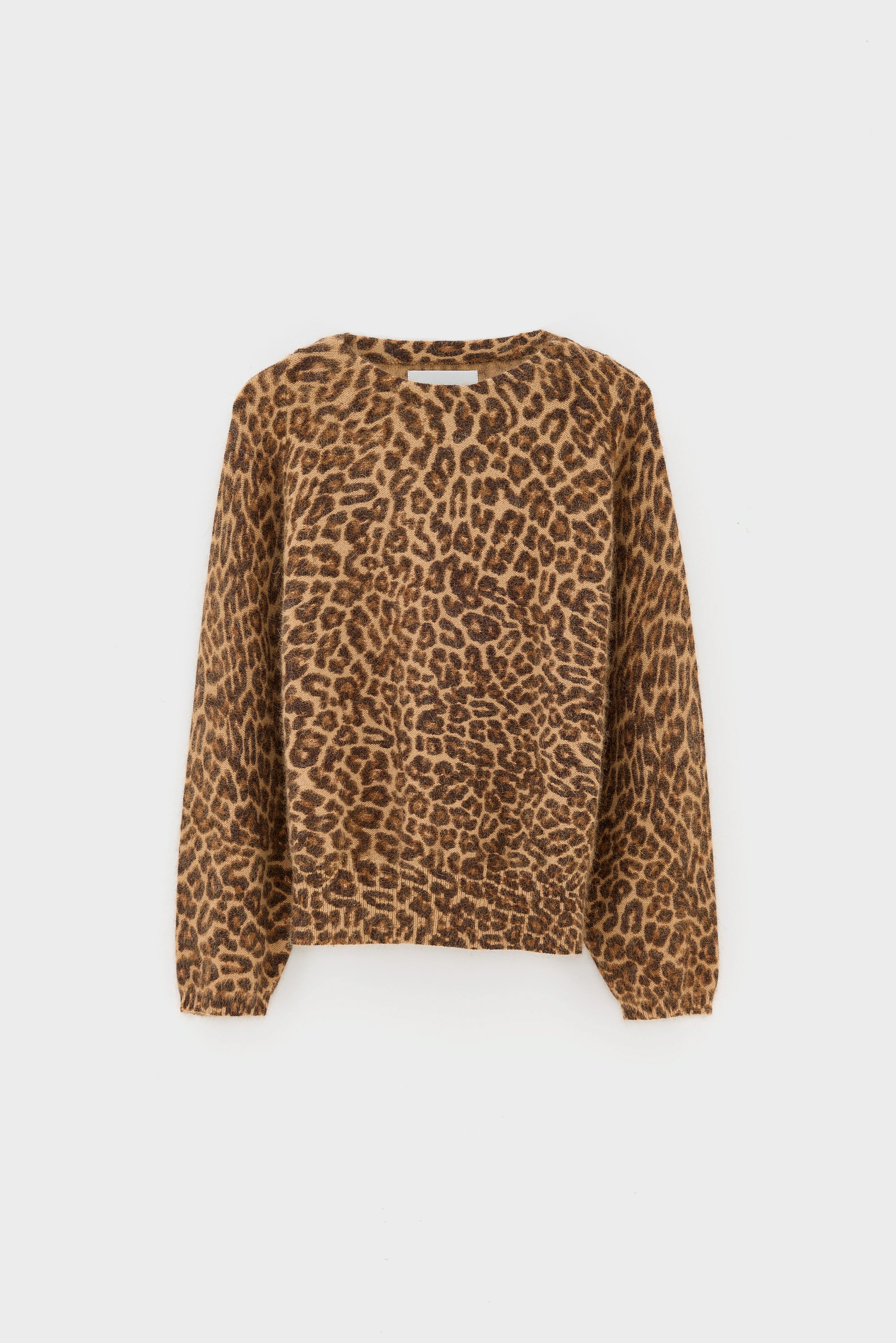 Dioal Trui Met Luipaardprint - Dark roast / Soil / Suede Voor Dames | Bellerose