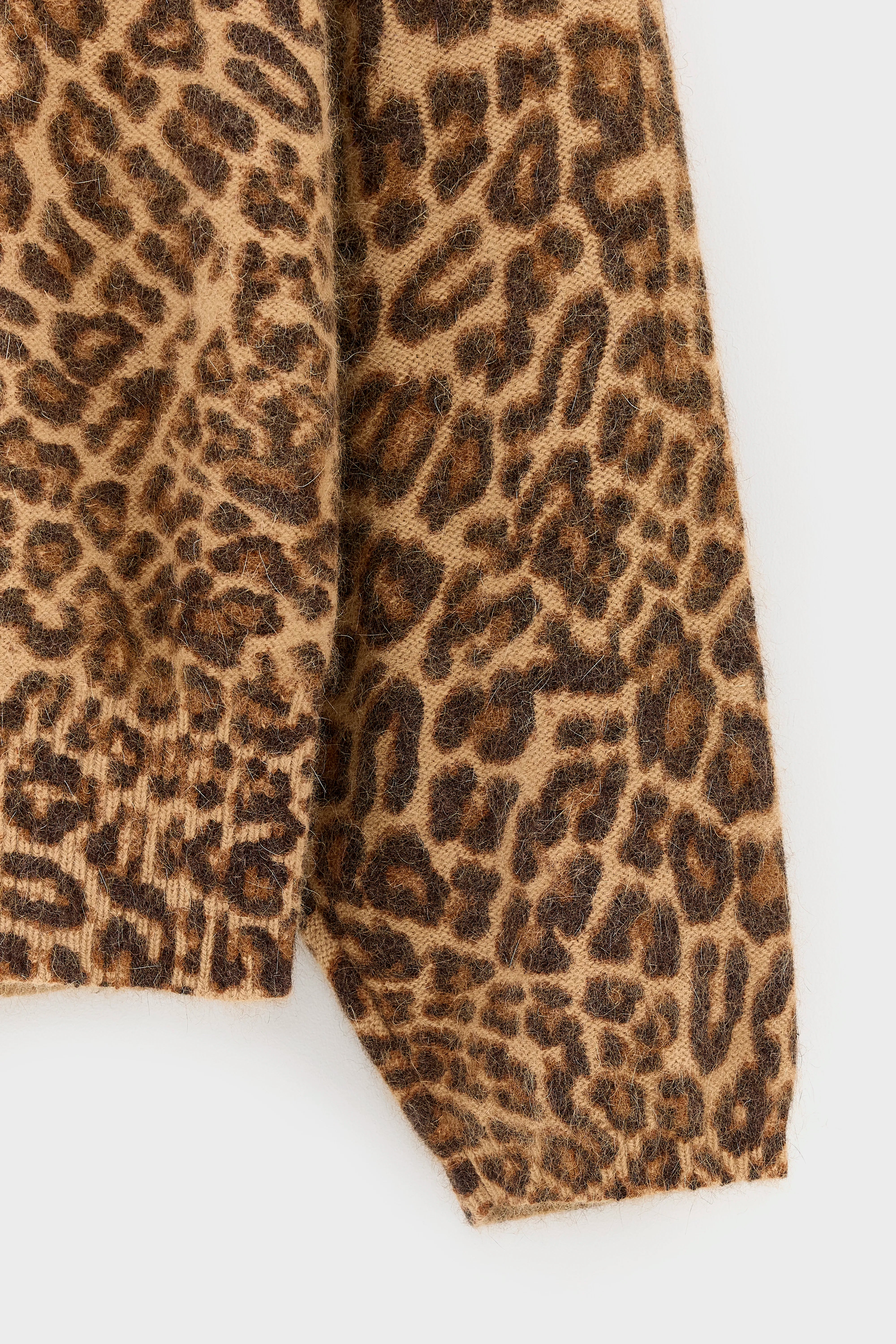 Dioal Trui Met Luipaardprint - Dark roast / Soil / Suede Voor Dames | Bellerose