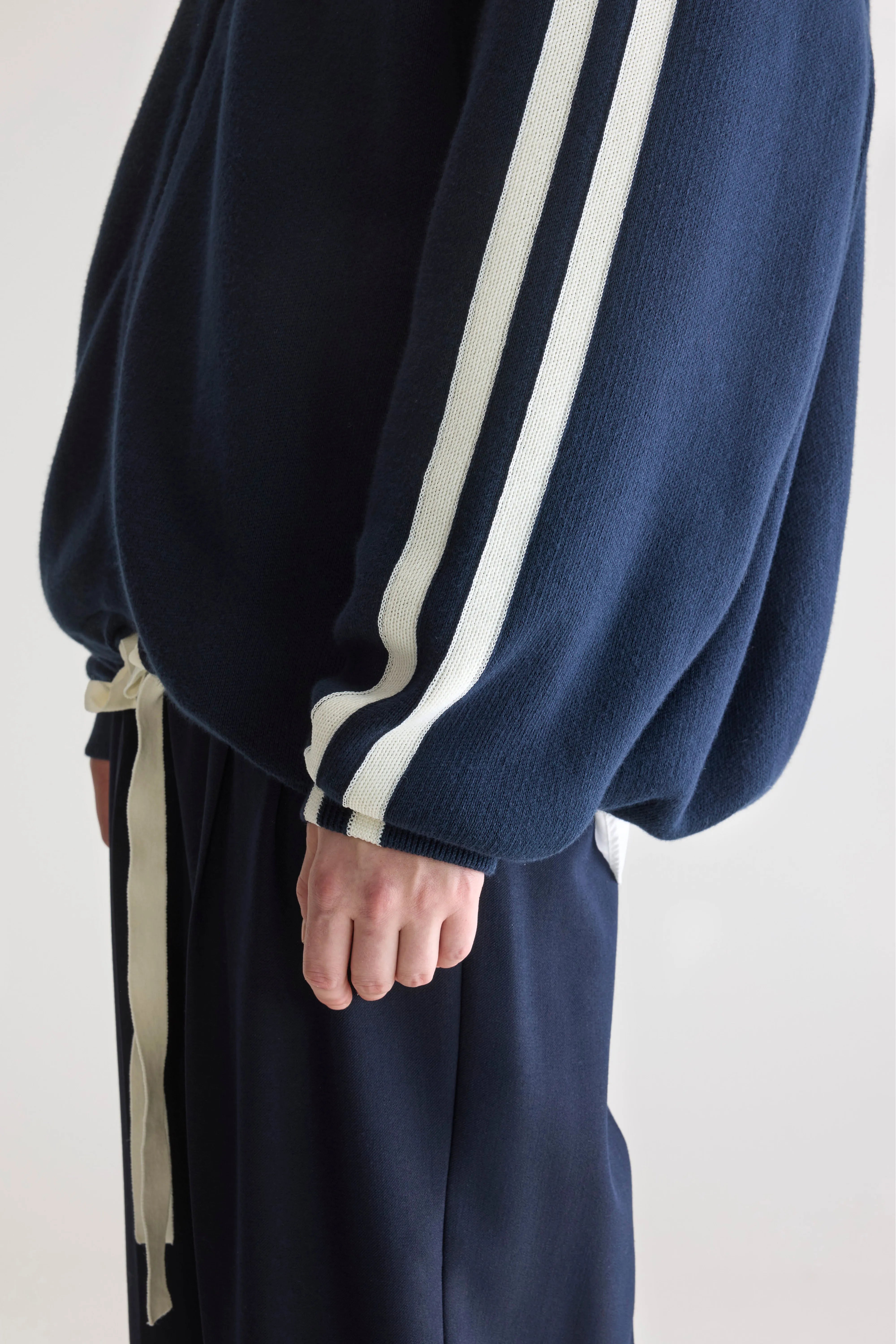 Angik cardigan met rits (252 / W / NAVY)