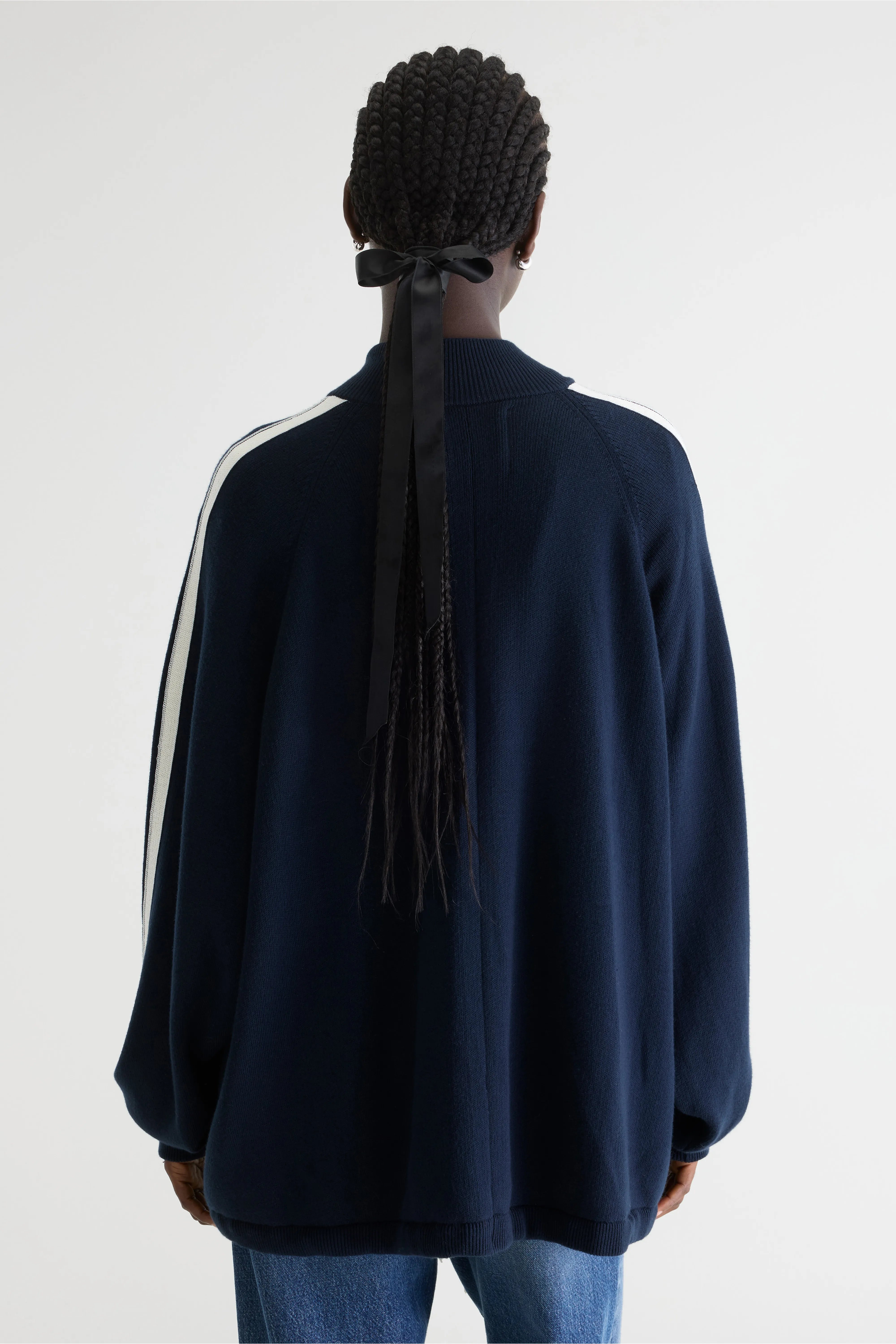 Cardigan Zippé Angik - Navy Pour Femme | Bellerose