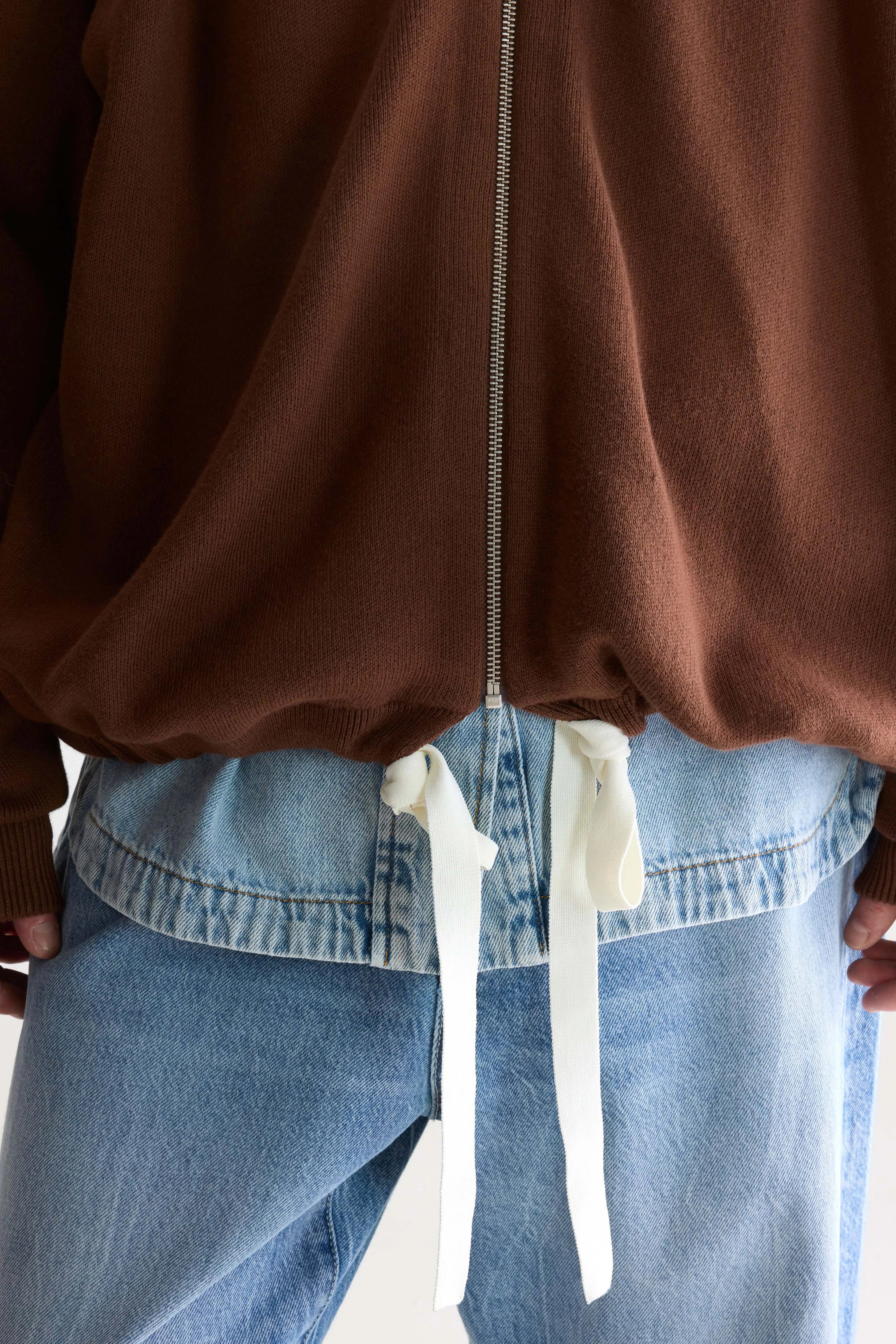 Angik zip-up cardigan (252 / W / COFFEE)