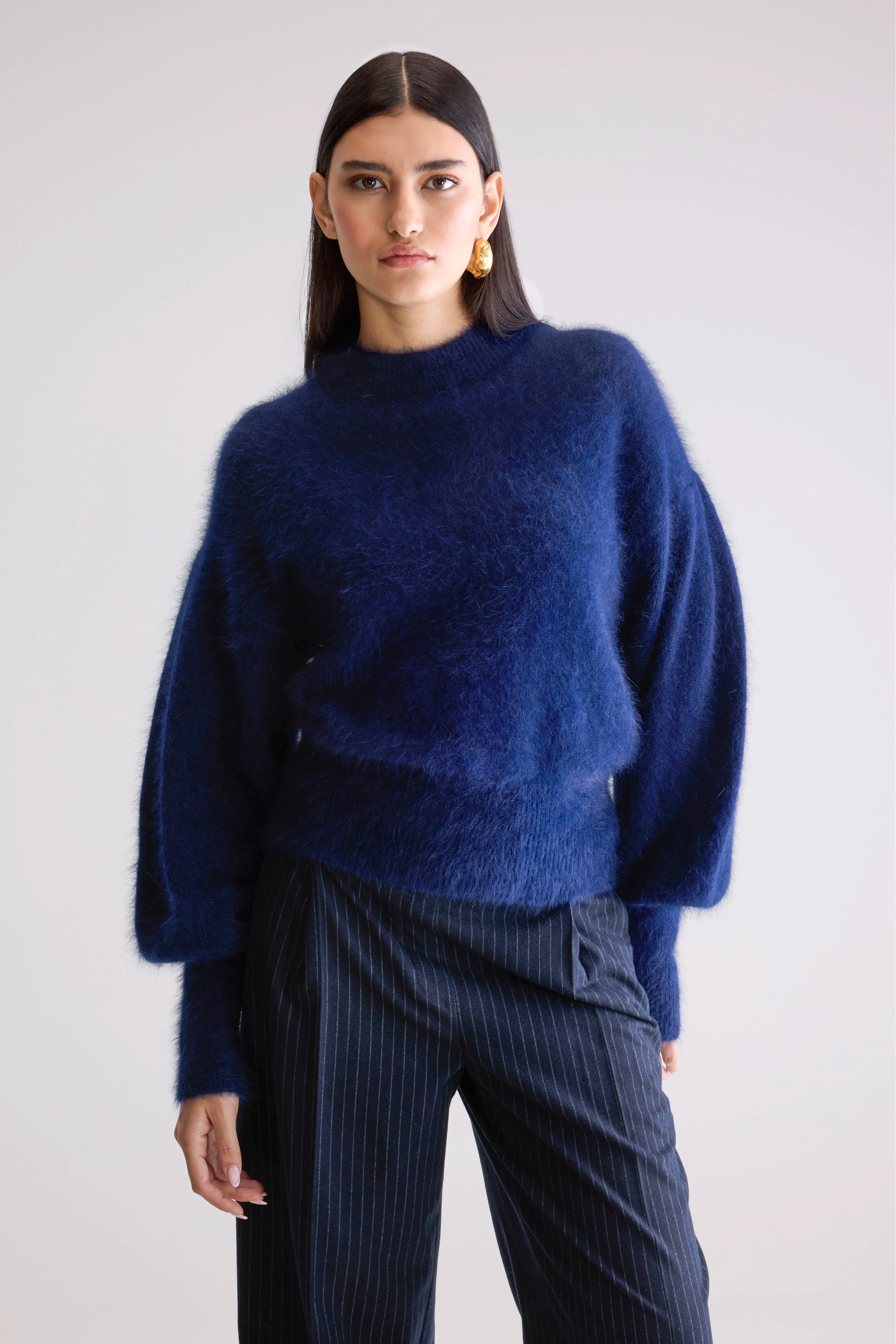 Pull En Angora Dateka - Navy Pour Femme | Bellerose