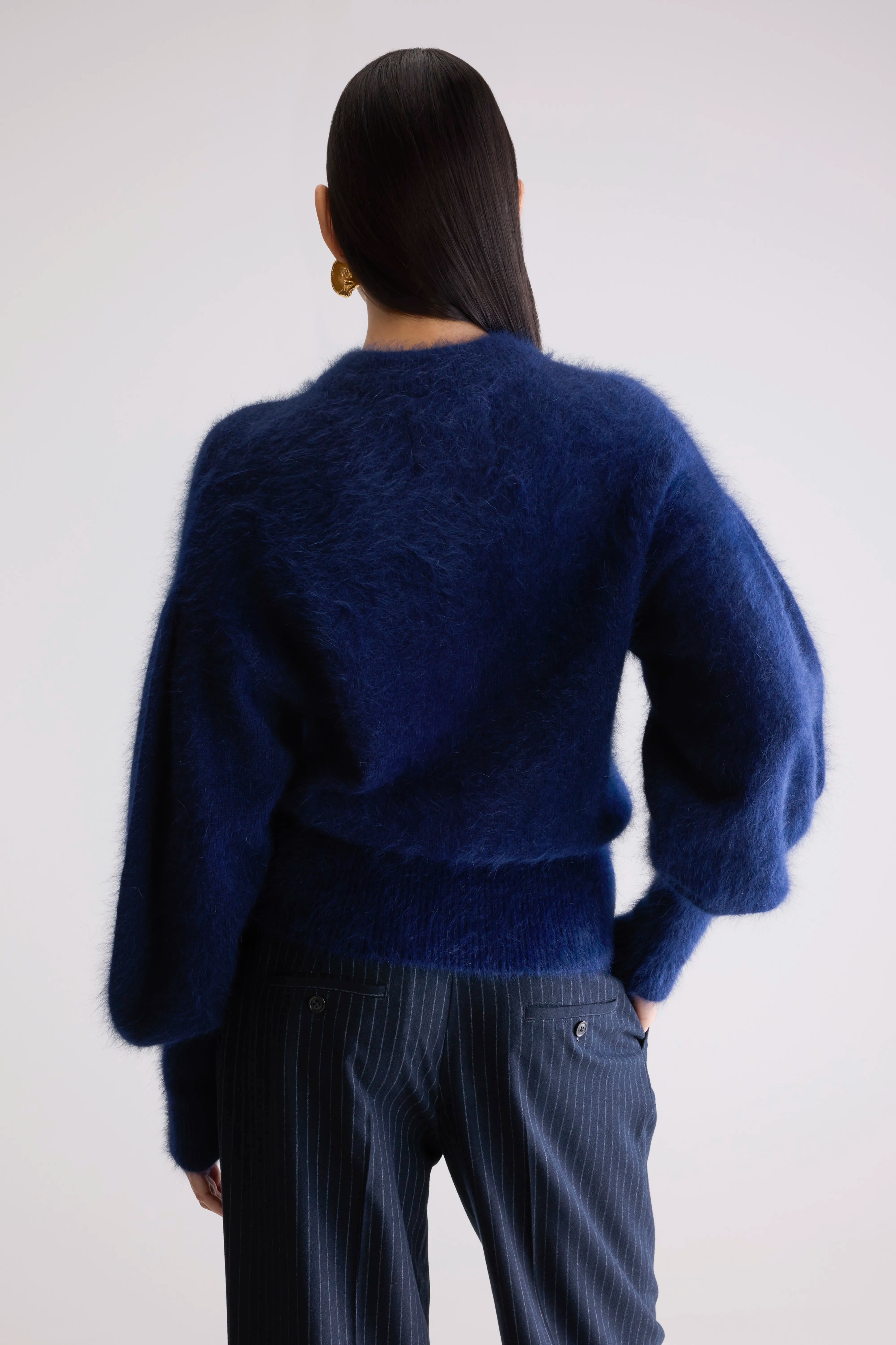 Pull En Angora Dateka - Navy Pour Femme | Bellerose