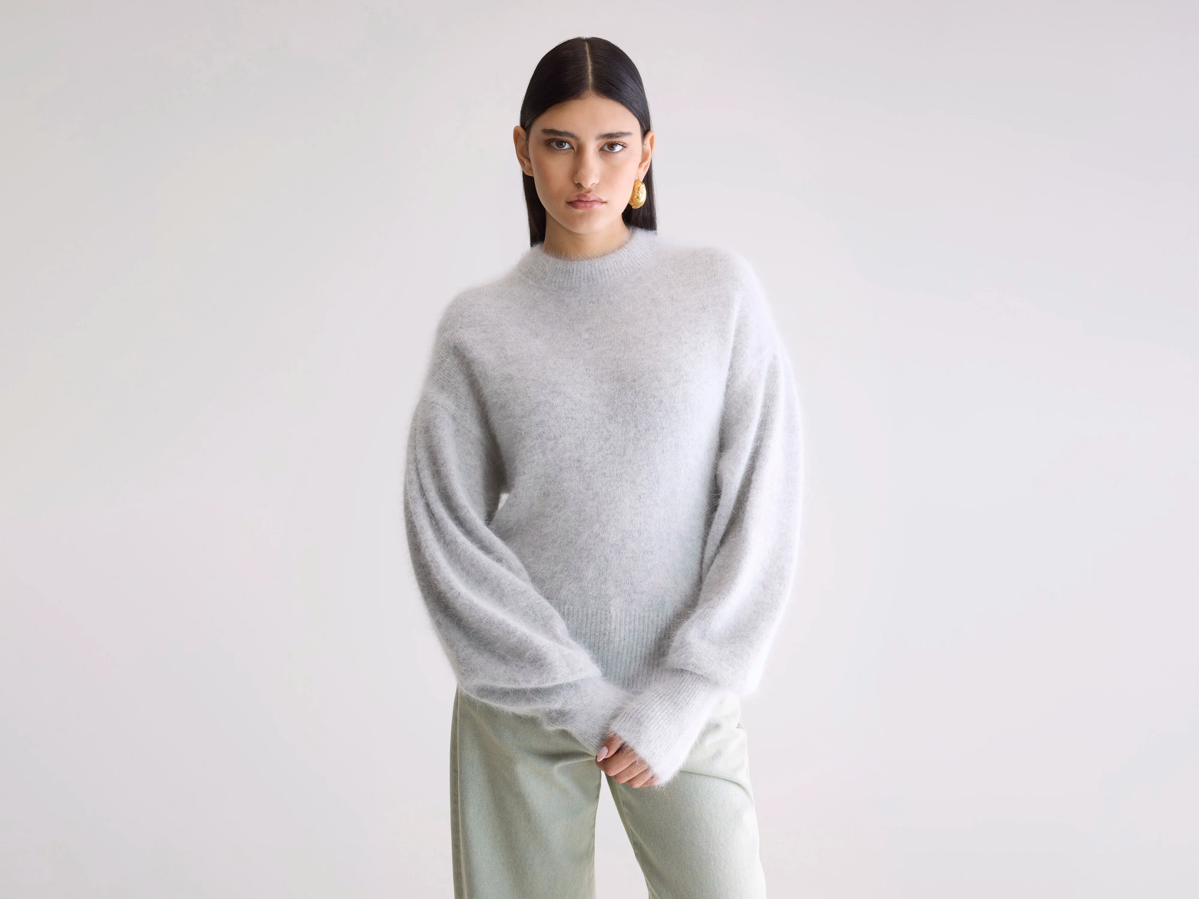 Pull en angora Dateka (252 / W / BIRCH)