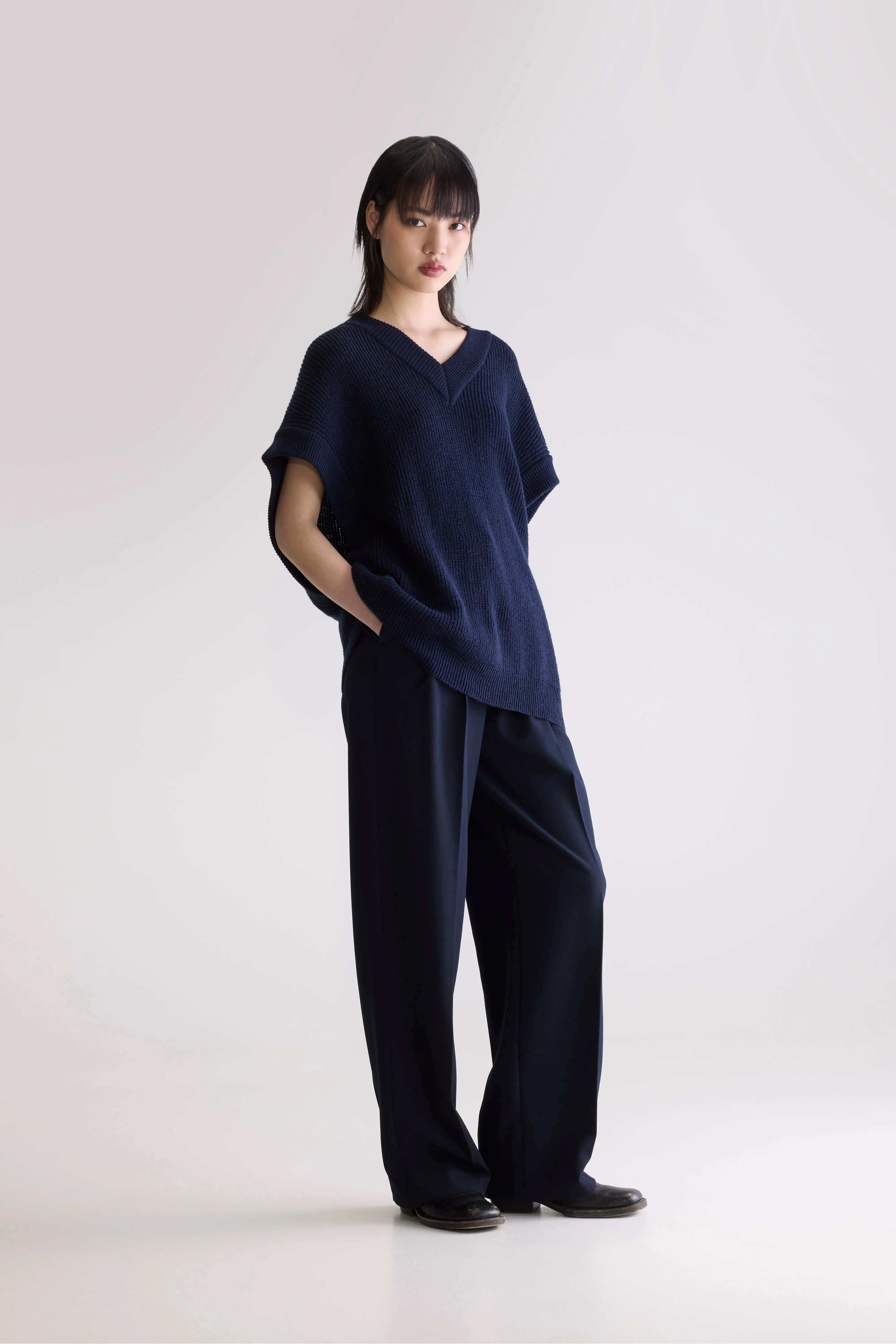 Labi Sleeveless Sweater - Regal blue For Women | Bellerose
