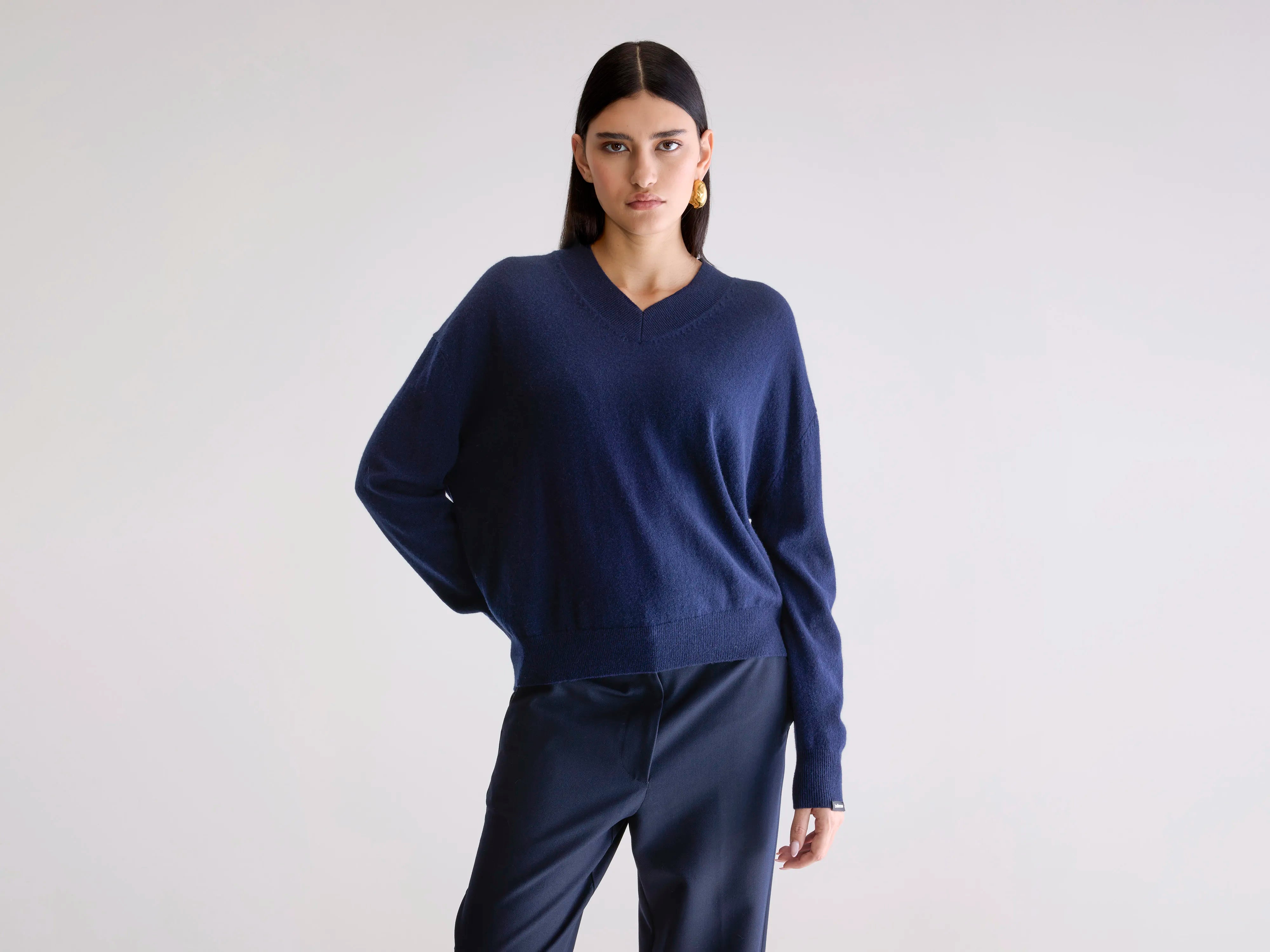 Pull en cachemire Slax (252 / W / NAVY)