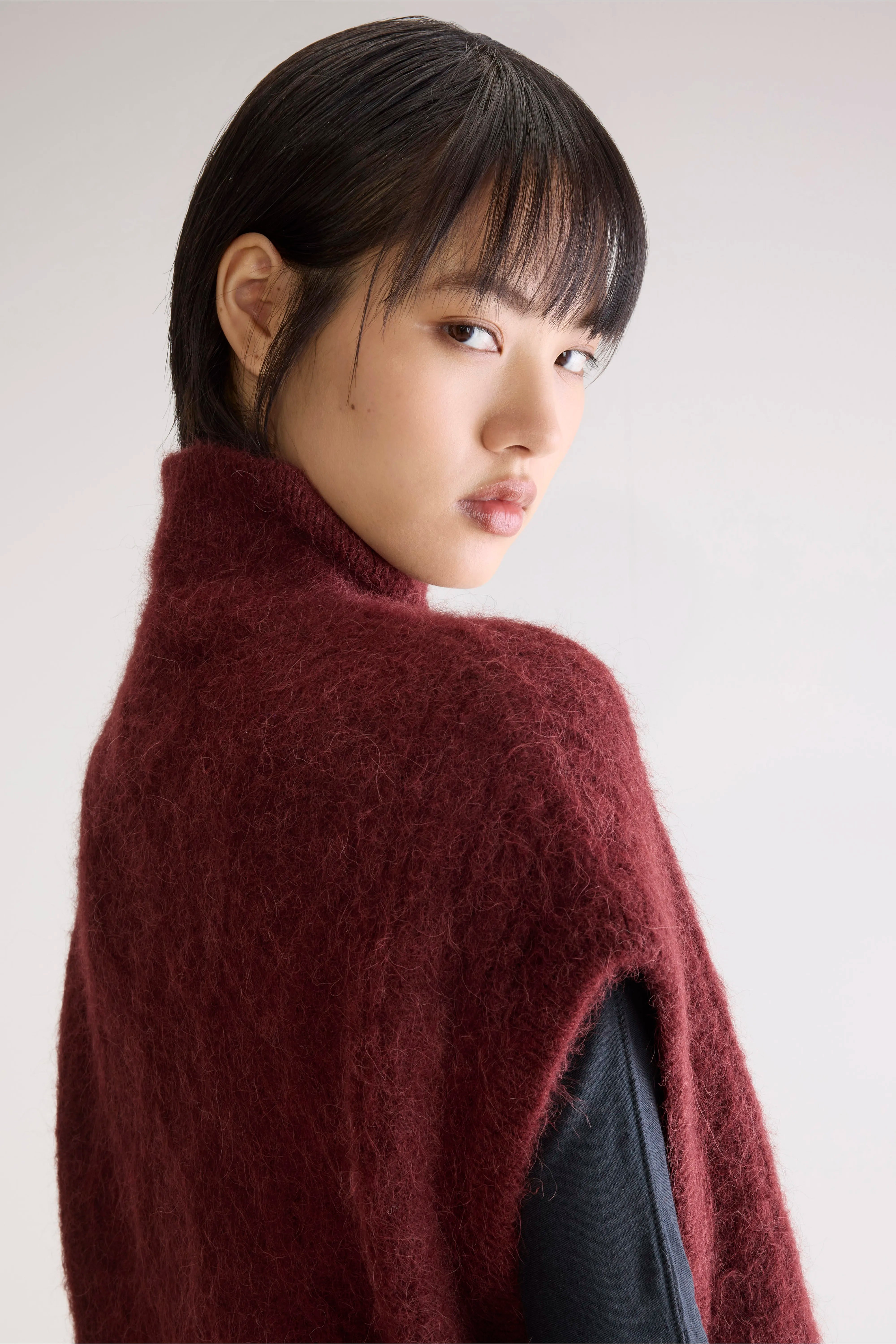 Pull Sans Manches Darti - Wine Pour Femme | Bellerose