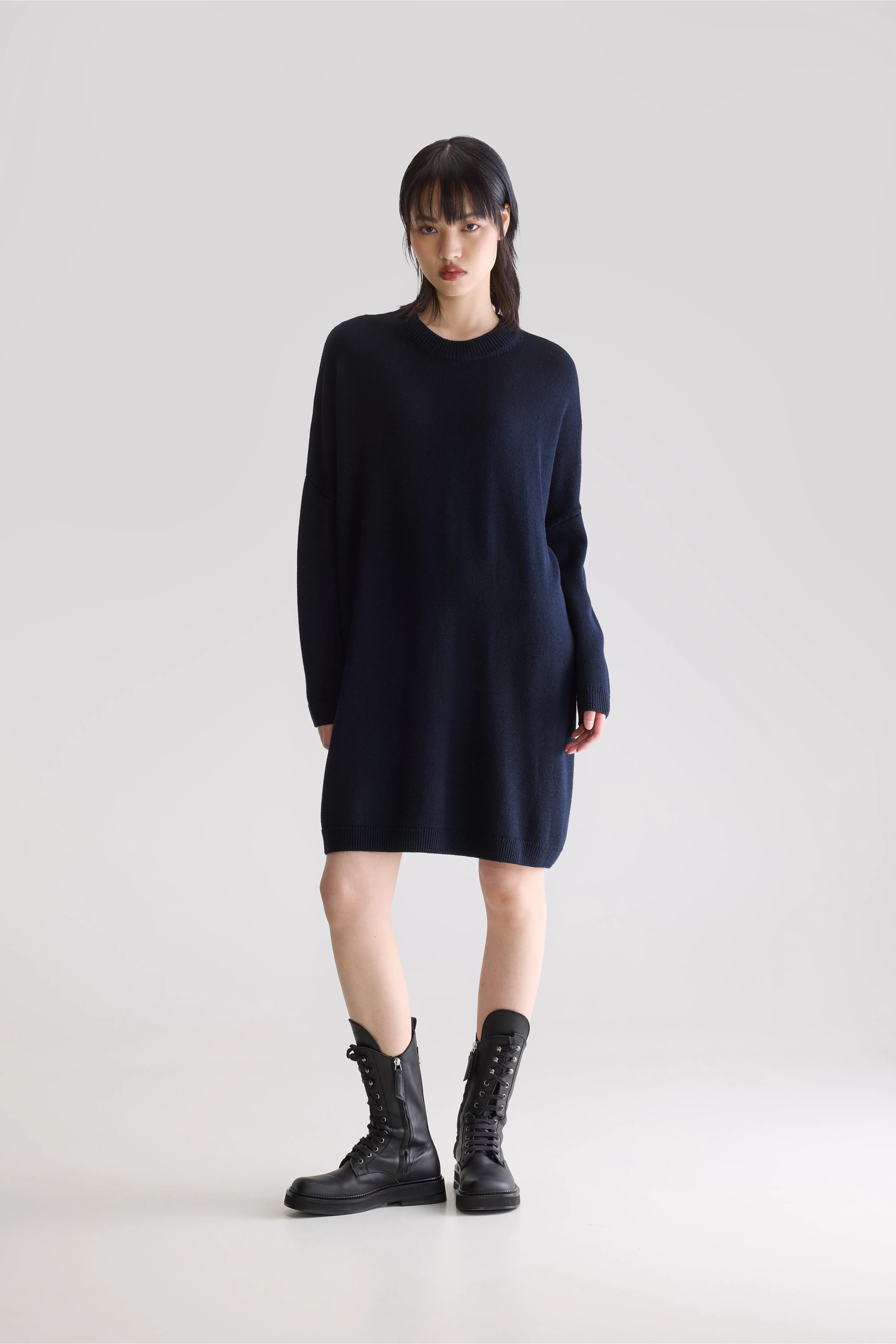 Senisa Knit Dress - Navy For Women | Bellerose